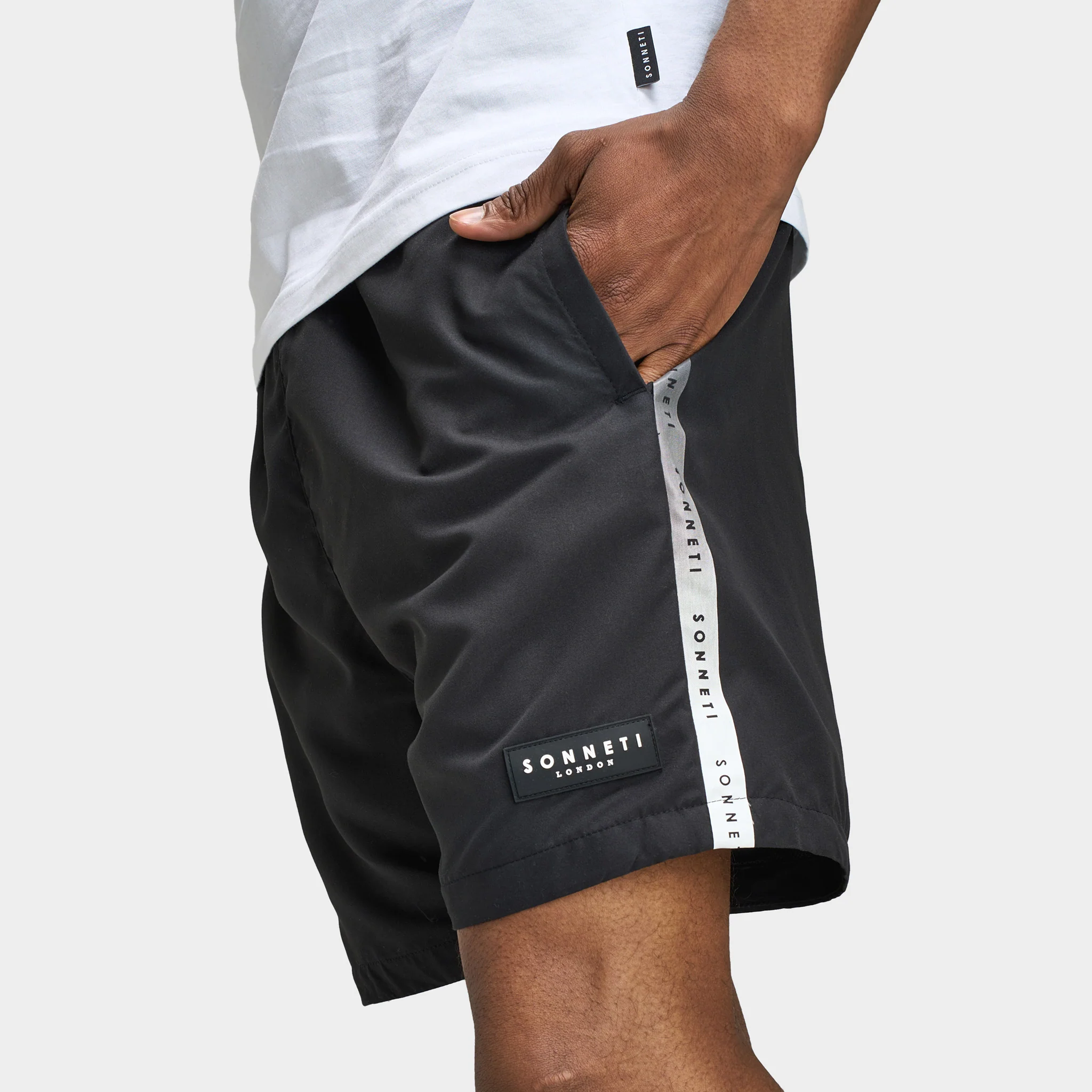 Sonneti Fade Swim Shorts / Black - Image 5