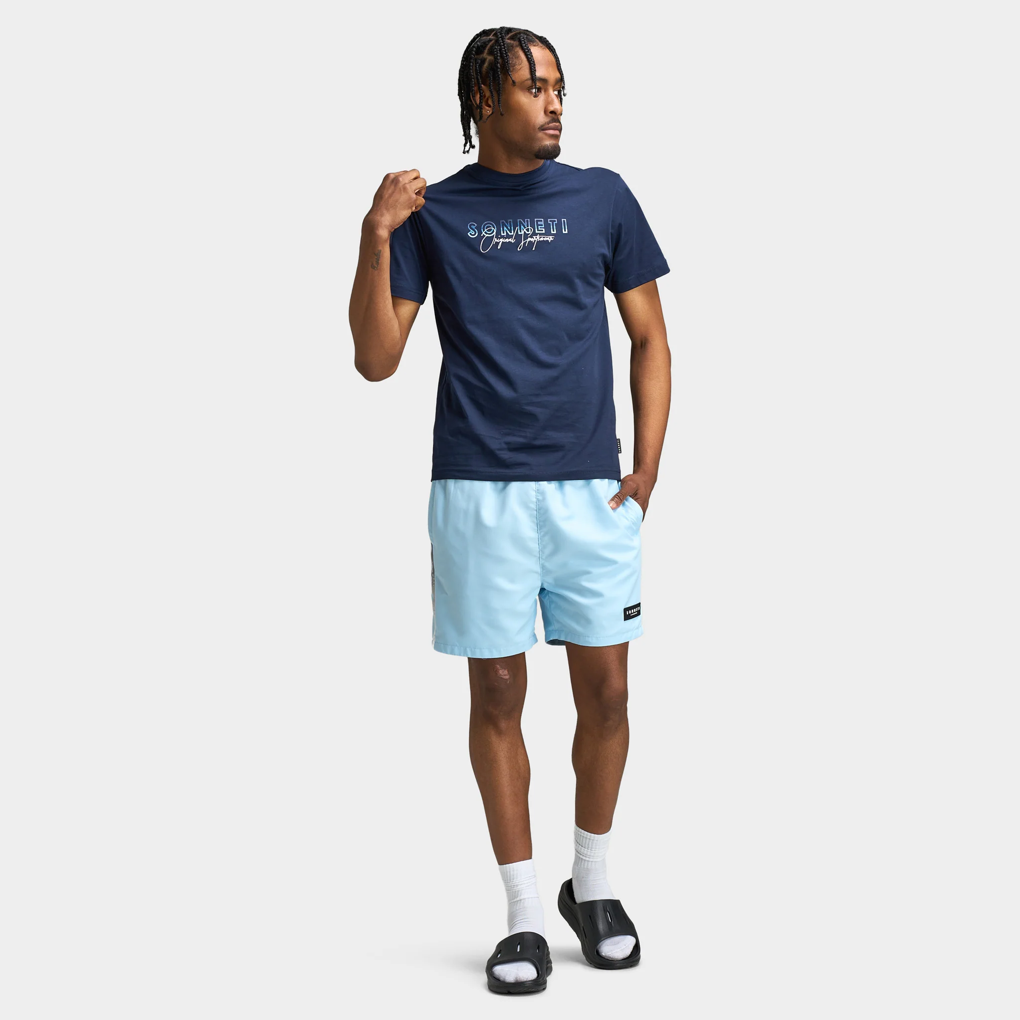 Sonneti Fade Swim Shorts / Cool Blue - Image 6