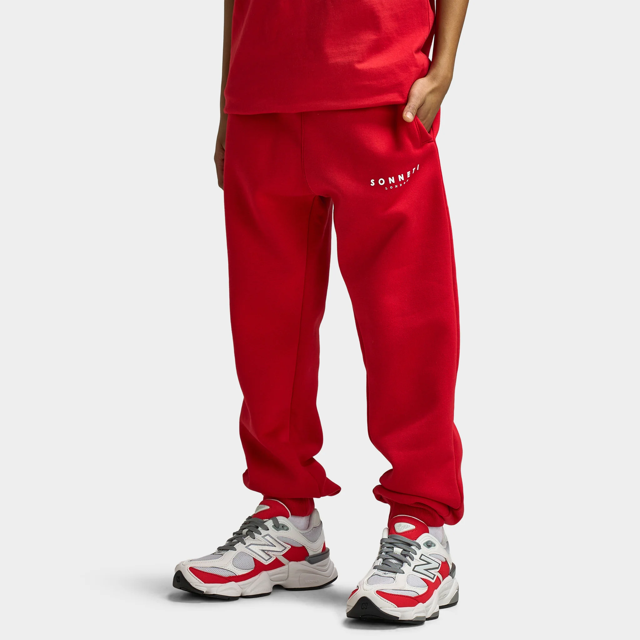 Sonneti Junior Boys' London Joggers / Red - Image 3