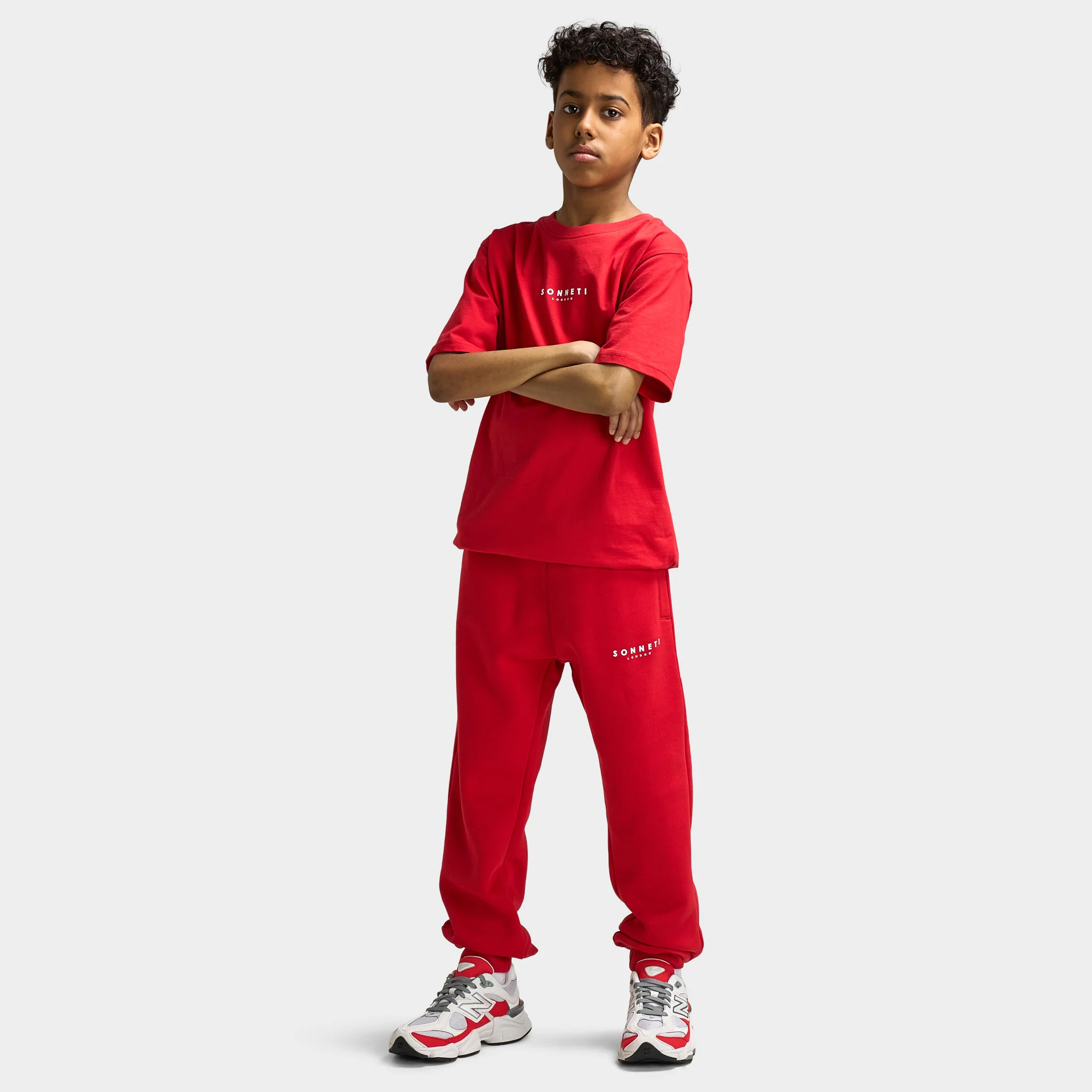 Sonneti Junior Boys' London Joggers / Red - Image 6