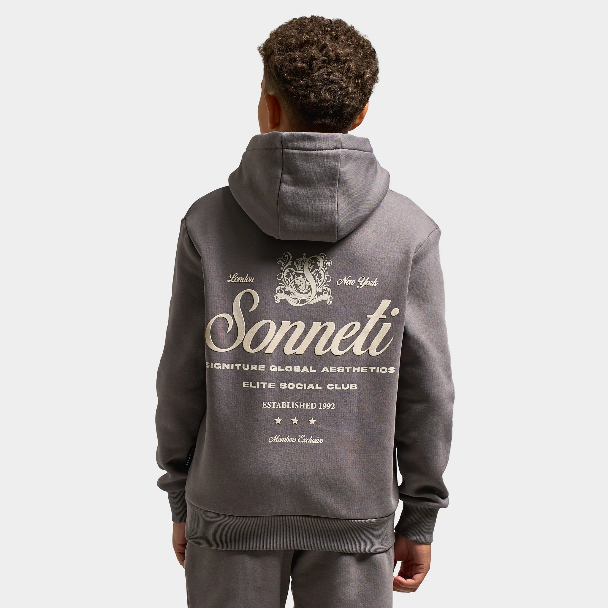 Sonneti Juniors' Club Fleece Pullover Hoodie / Castlerock - Image 2