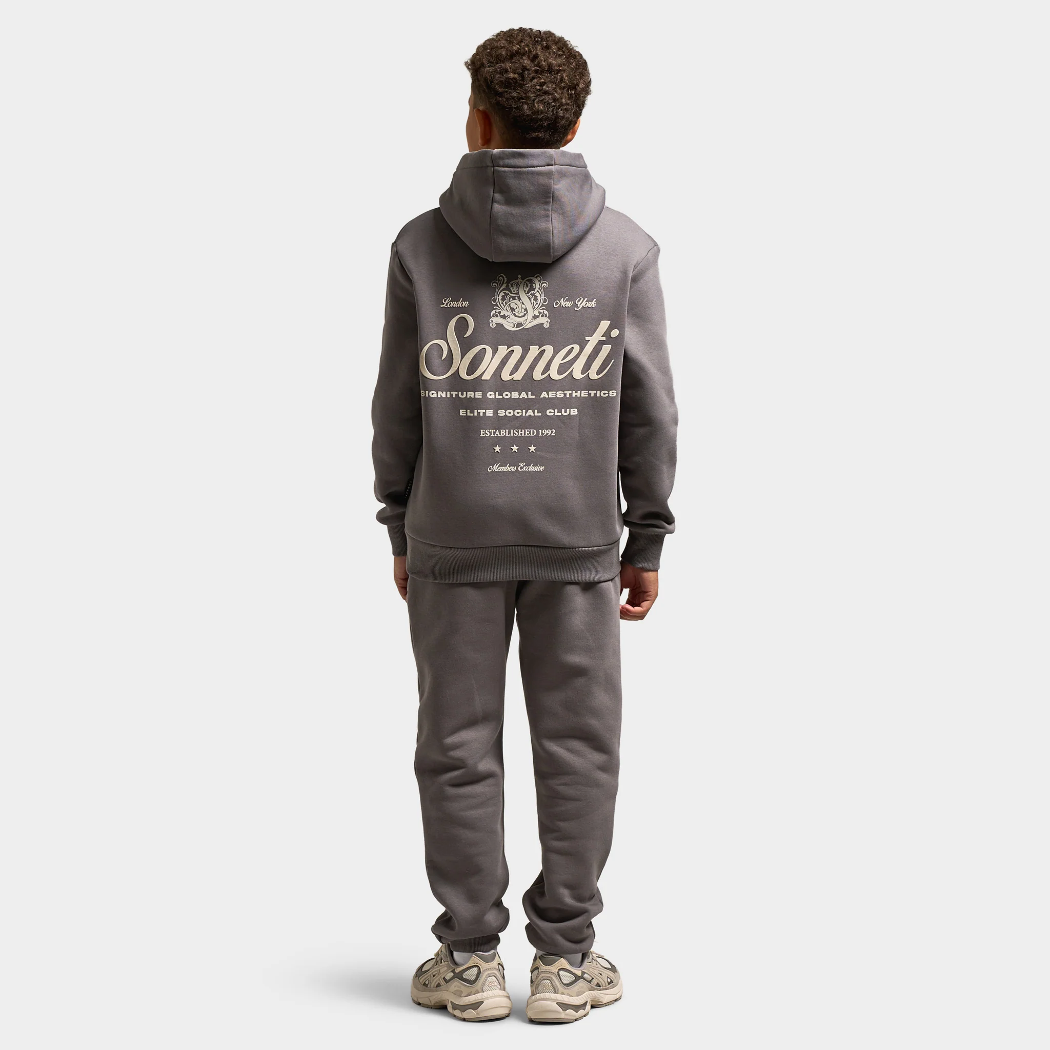 Sonneti Juniors' Club Fleece Pullover Hoodie / Castlerock - Image 5