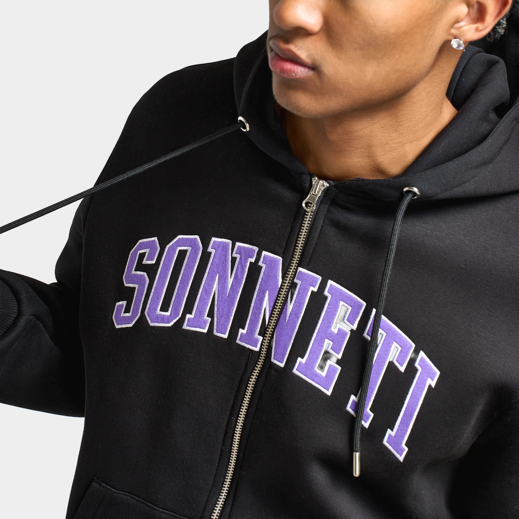 Sonneti Kilo FZ Hoodie / Black - Image 4
