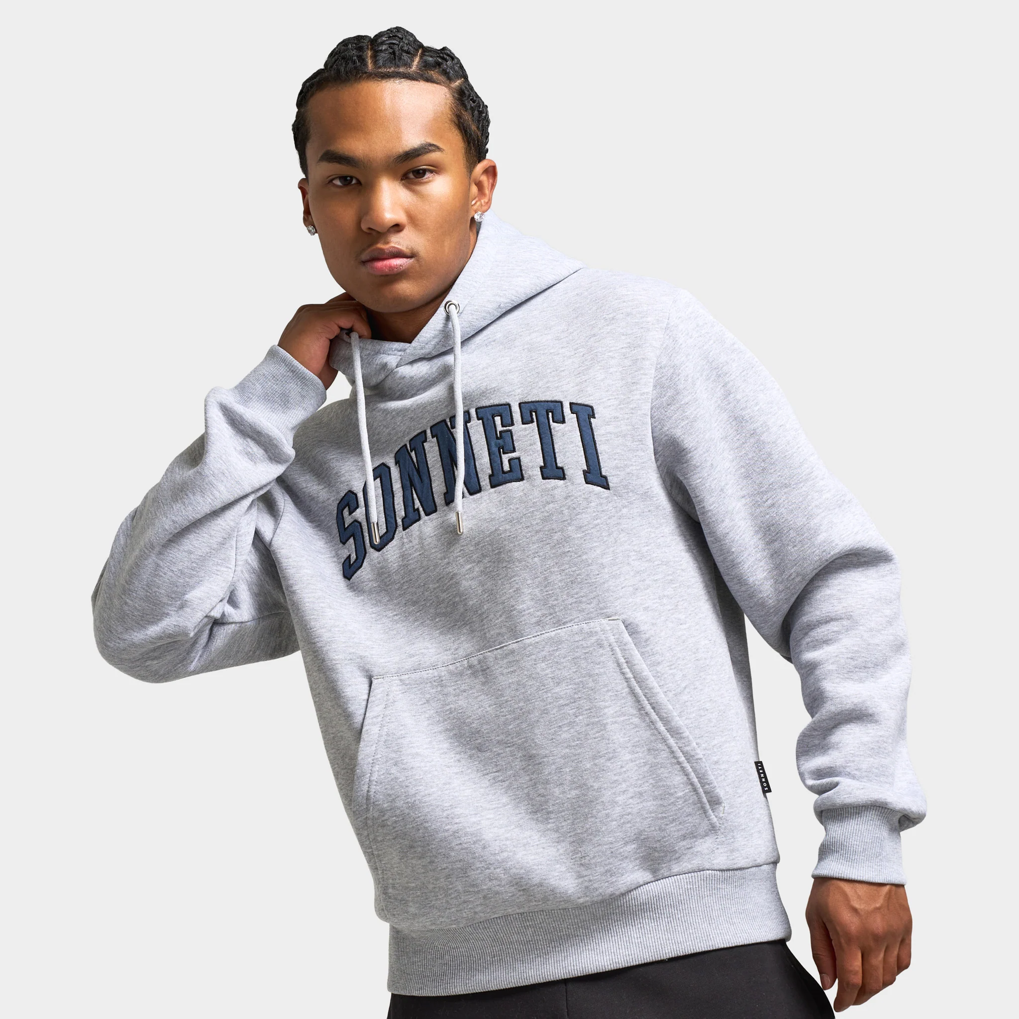 Sonneti Kilo Hoodie / Grey Marl - Image 3