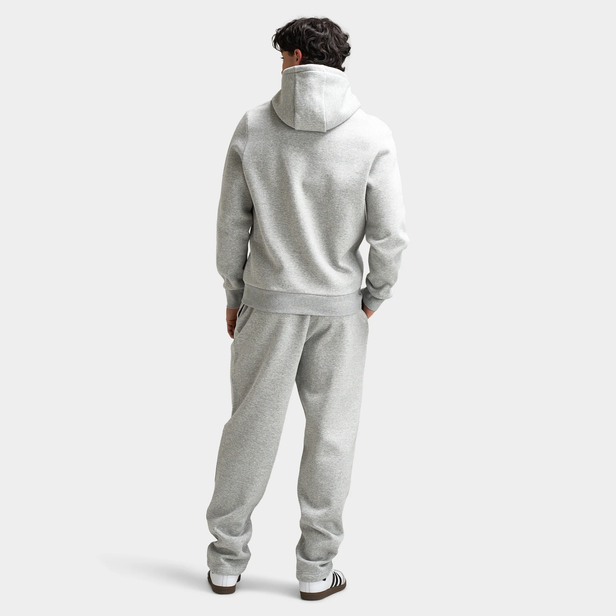 Sonneti London Full Zip Hoodie / Light Grey Marl - Image 2