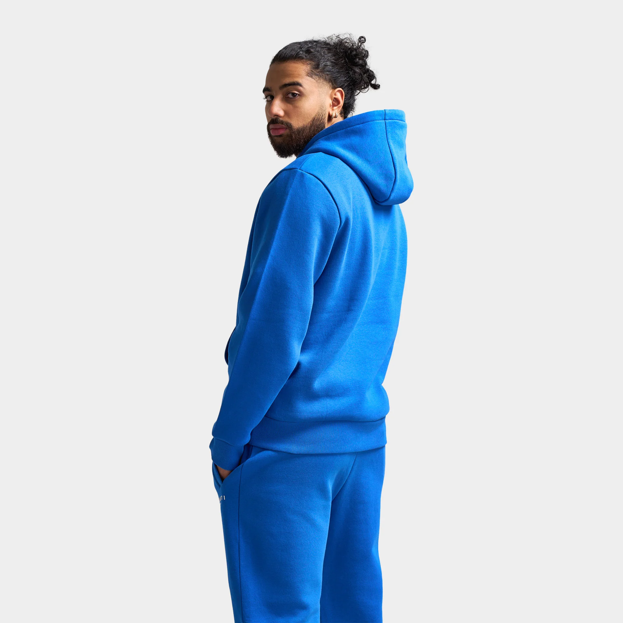 Sonneti London Fleece Pullover Hoodie / Nautical Blue - Image 3