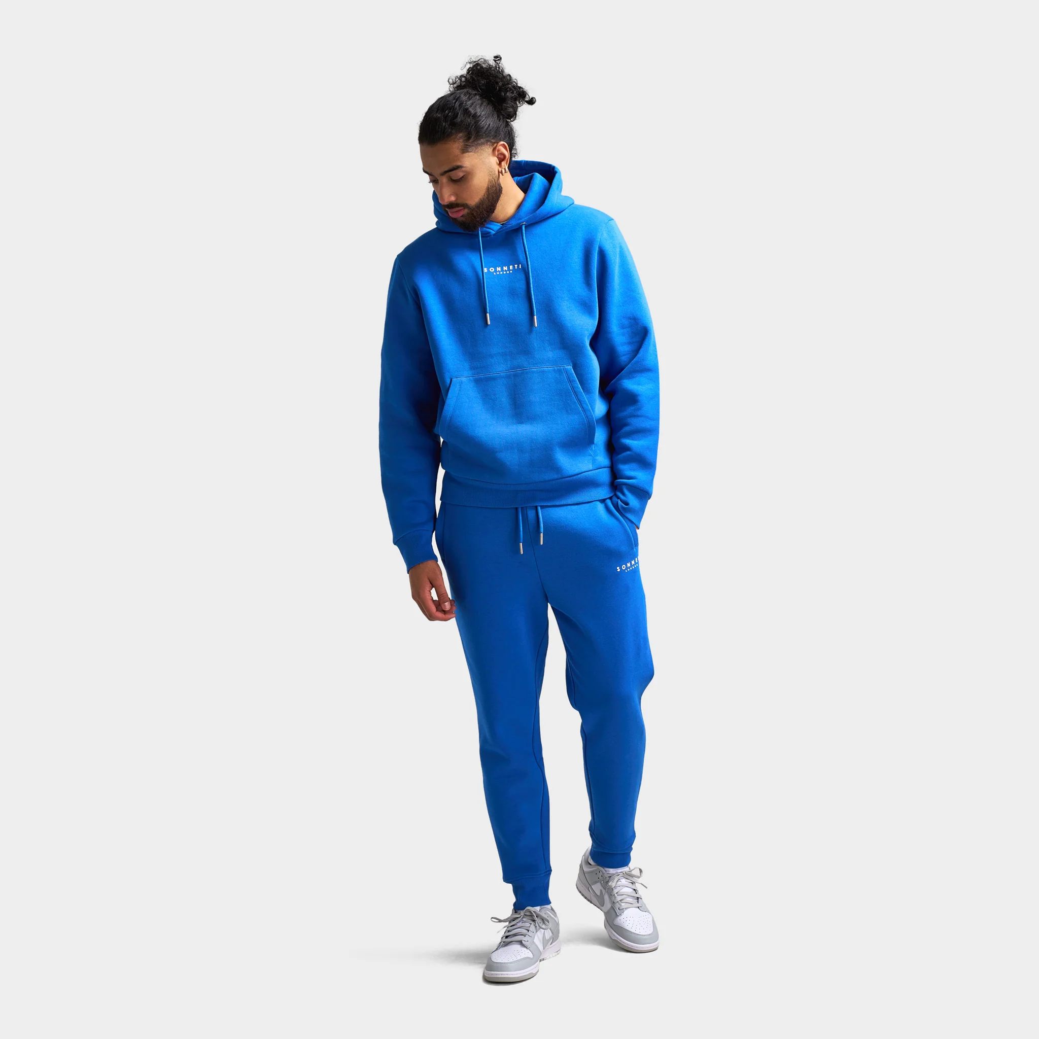 Sonneti London Fleece Pullover Hoodie / Nautical Blue - Image 5
