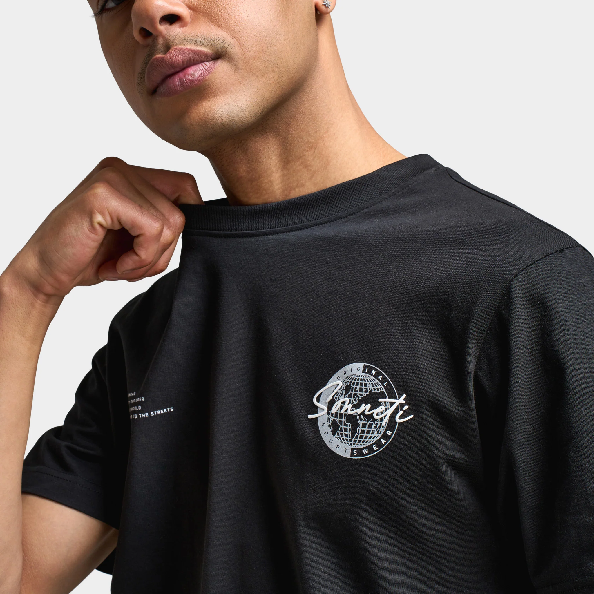 Sonneti Titanium Graphic T-Shirt / Black - Image 4
