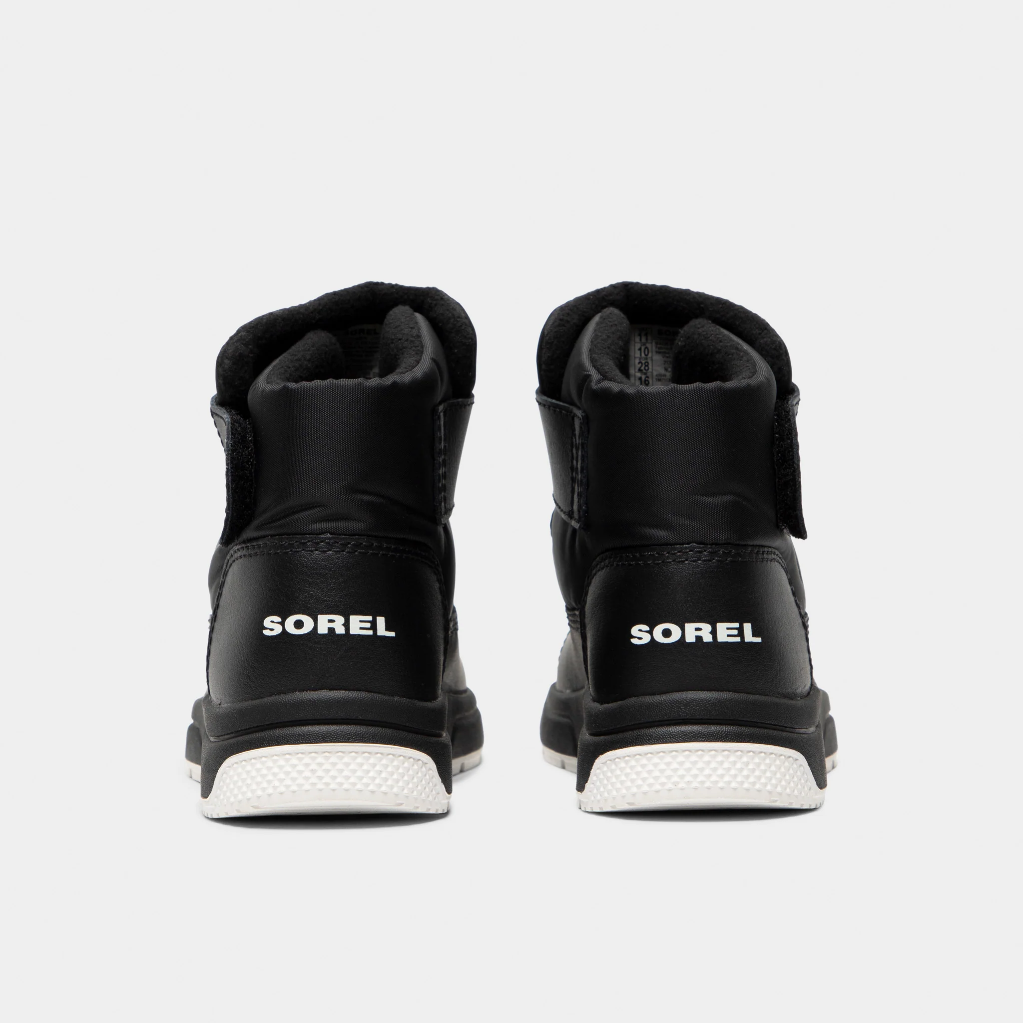 Sorel Children's Whitney 3 Strap Mid Waterproof Boots Black / Sea Salt - Image 4