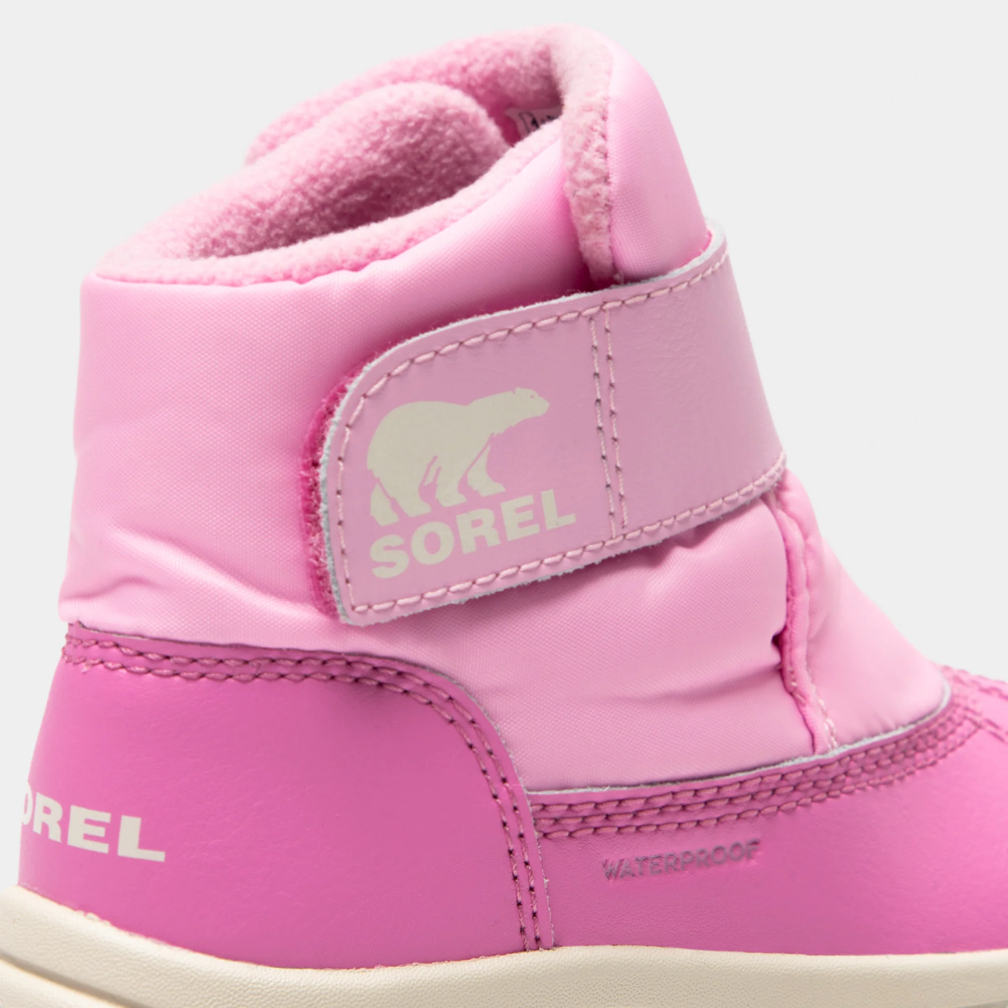 Sorel Children's Whitney 3 Strap Mid Waterproof Boots Pink Flare / Orchid - Image 3