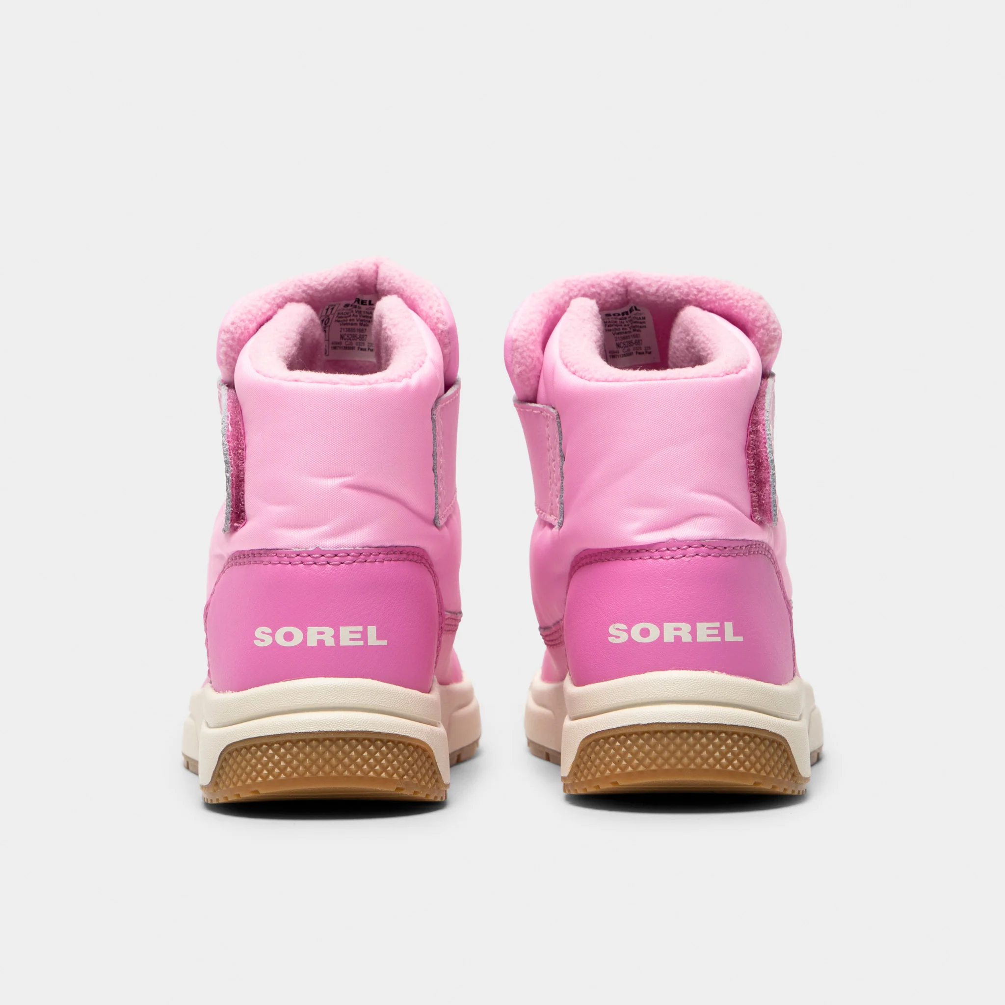 Sorel Children's Whitney 3 Strap Mid Waterproof Boots Pink Flare / Orchid - Image 4