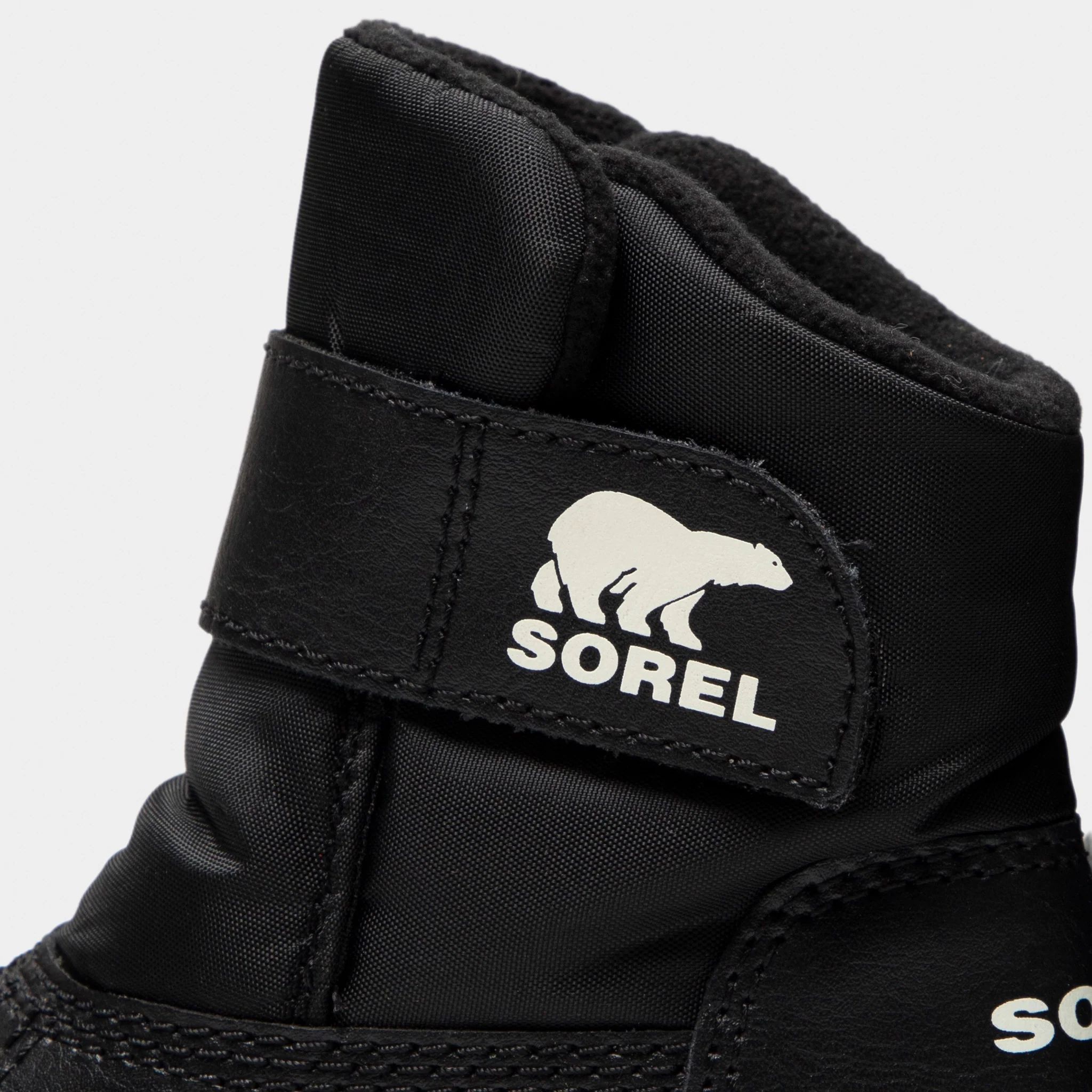 Sorel Toddlers' Whitney 3 Strap Mid Waterproof Boots Black / Sea Salt - Image 3