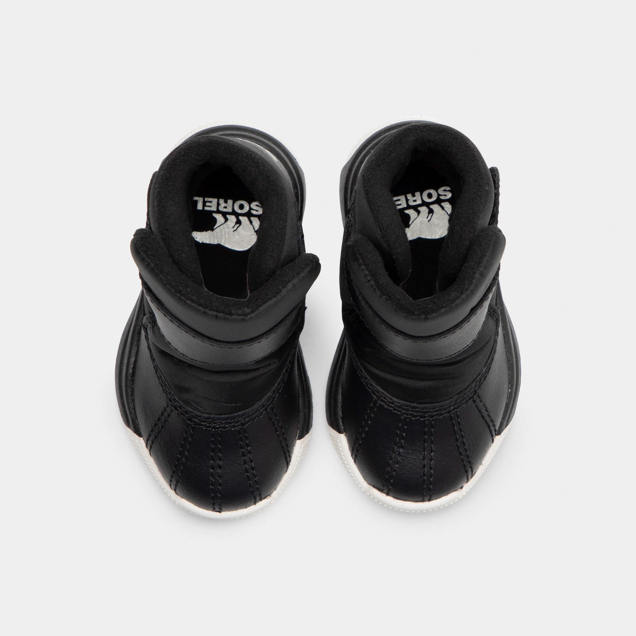 Sorel Toddlers' Whitney 3 Strap Mid Waterproof Boots Black / Sea Salt - Image 5