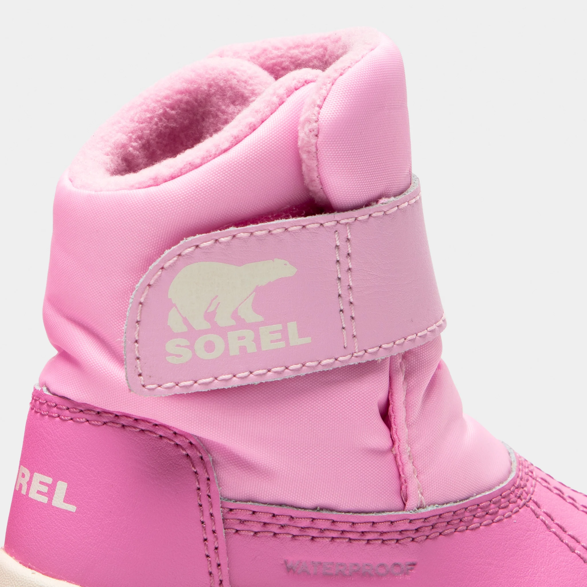 Sorel Toddlers' Whitney 3 Strap Mid Waterproof Pink Flare / Orchid - Image 3
