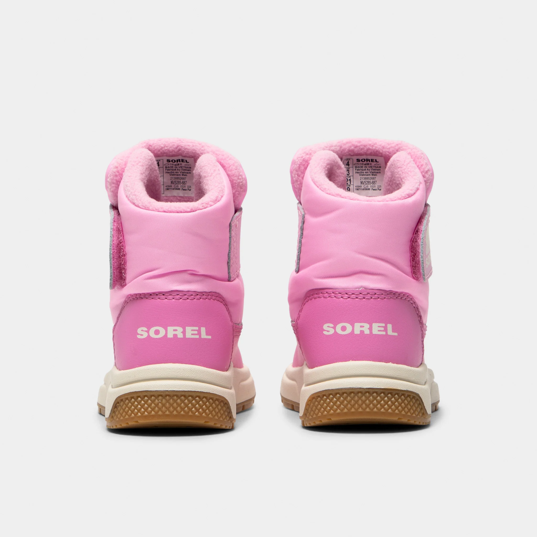 Sorel Toddlers' Whitney 3 Strap Mid Waterproof Pink Flare / Orchid - Image 4