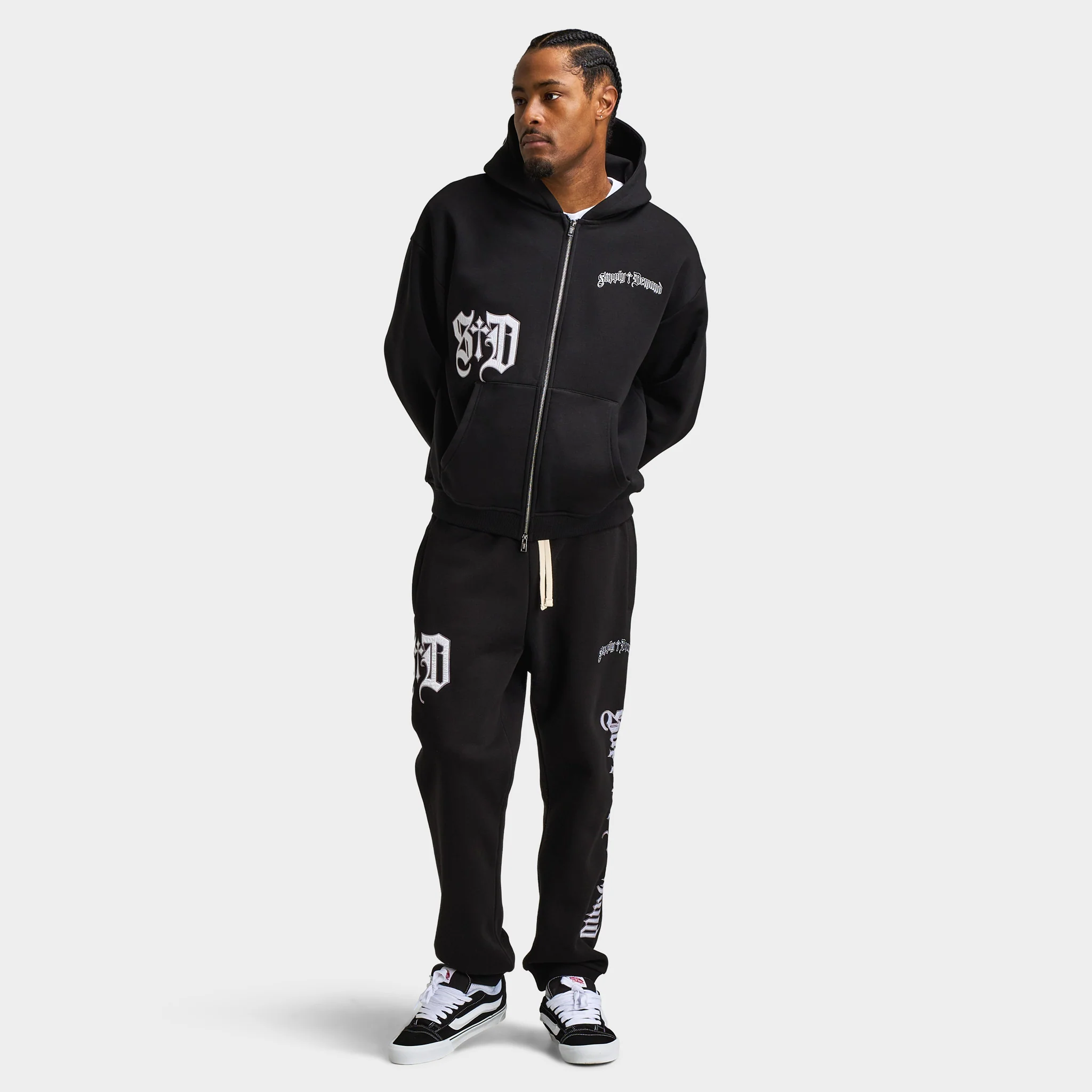 Supply & Demand Atomic Zip Up Hoodie / Black - Image 6