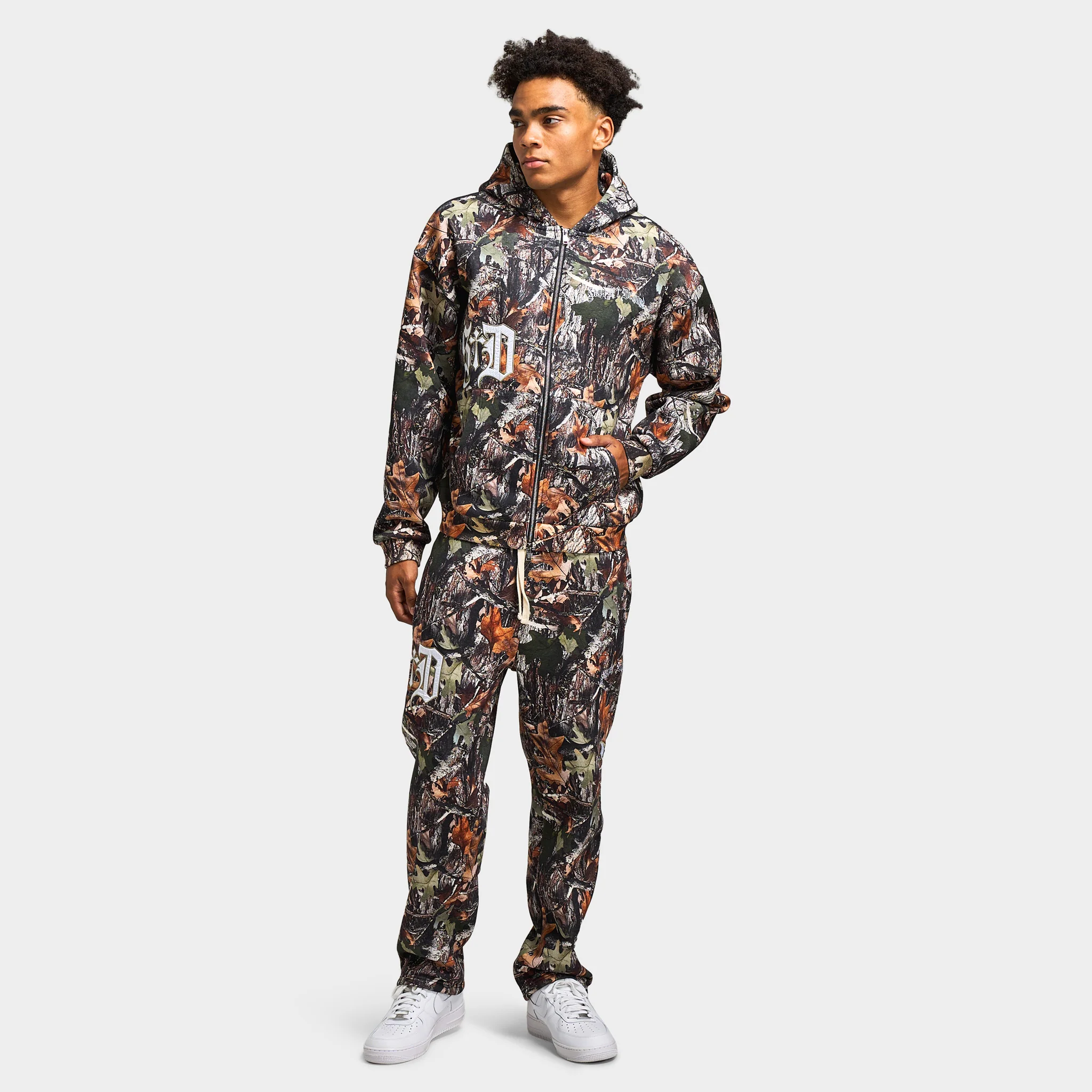 Supply & Demand Atomic Zip Up Hoodie / Woodland Camo - Image 6