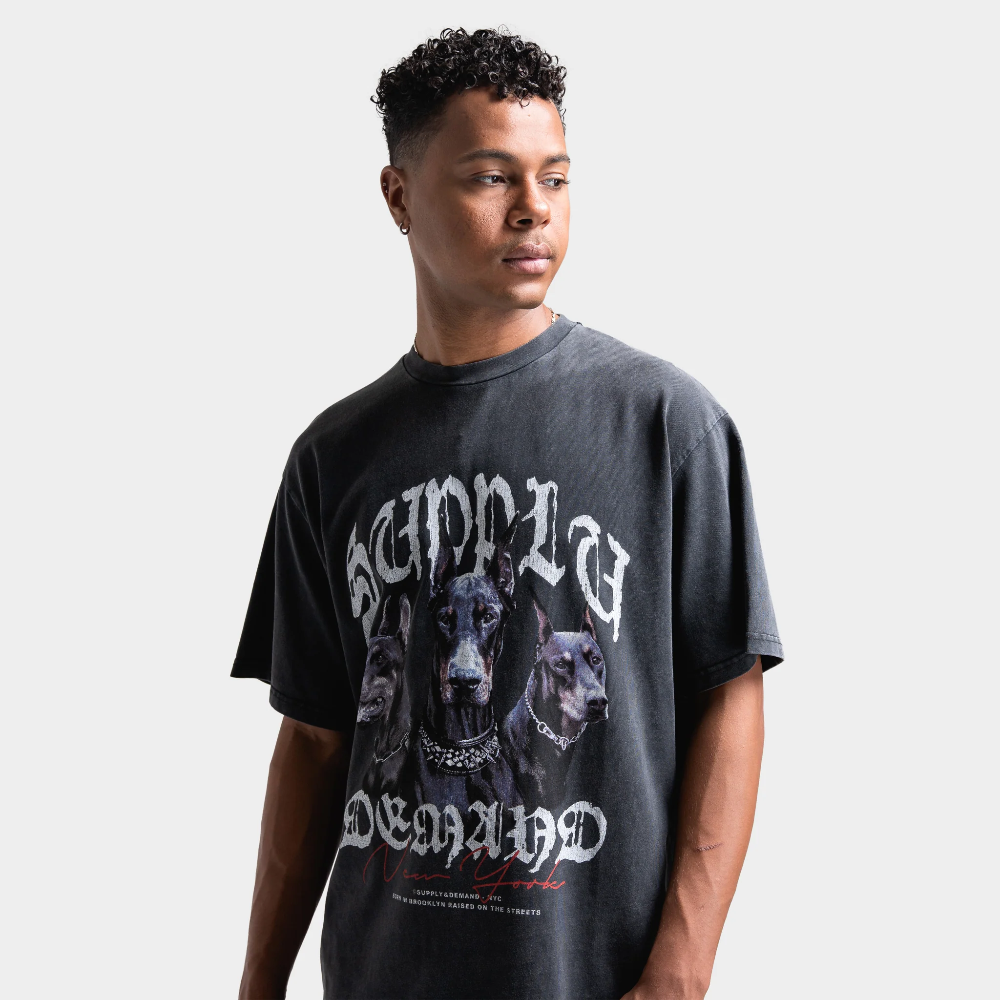 Supply & Demand Brooker T-Shirt / Black - Image 2