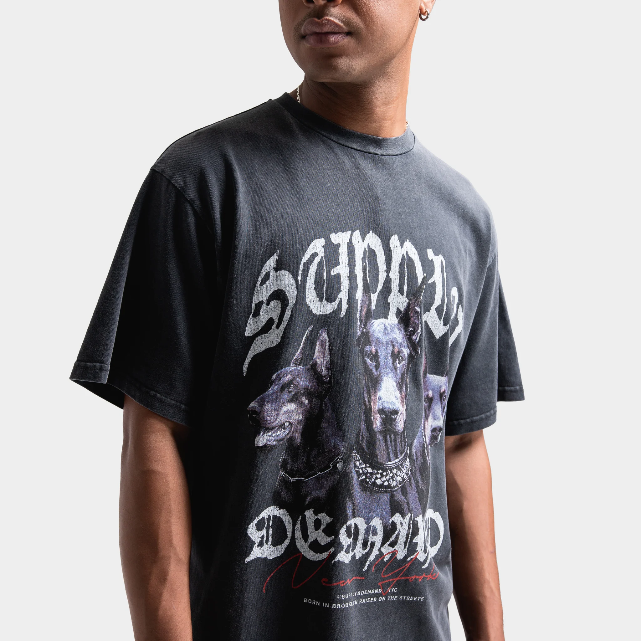 Supply & Demand Brooker T-Shirt / Black - Image 4