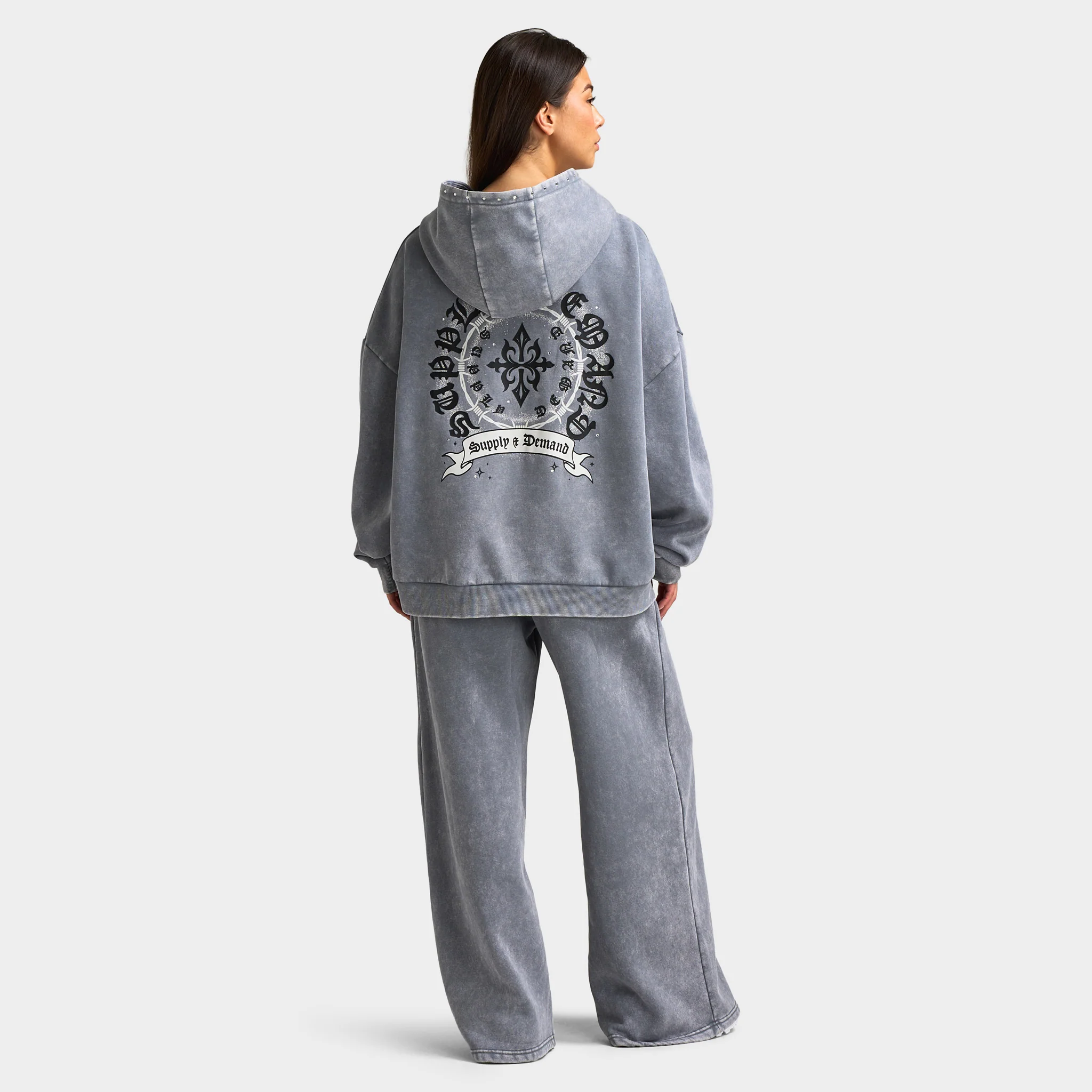 Supply & Demand Celtic Full-Zip Hoodie / Gray Shingles - Image 6