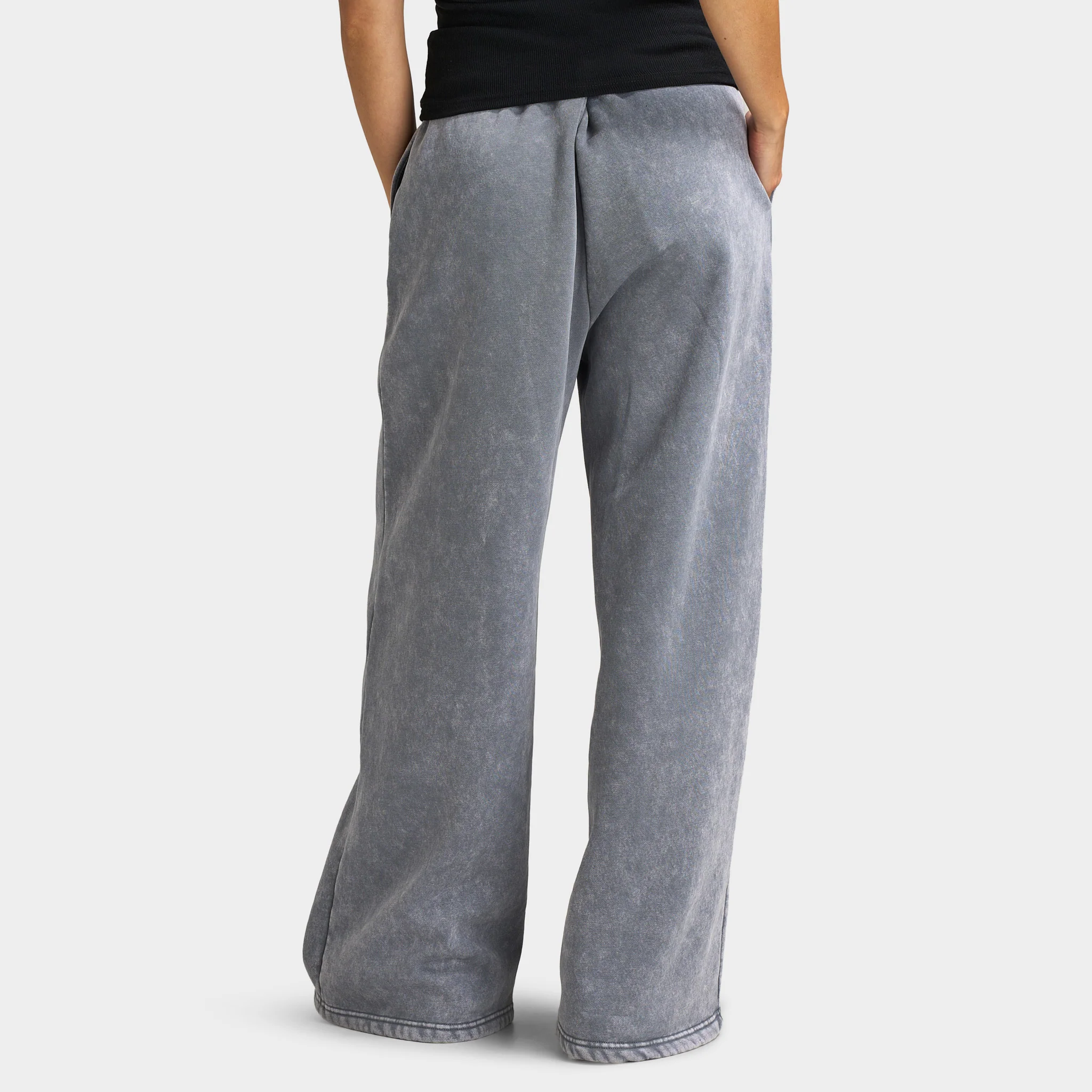 Supply & Demand Celtic Wide Joggers / Washed Light Grey - Image 4