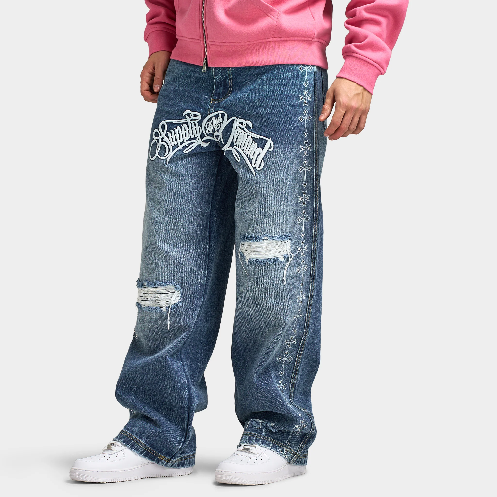 Supply & Demand Cholo Jean / Light Blue Wash Denim - Image 4