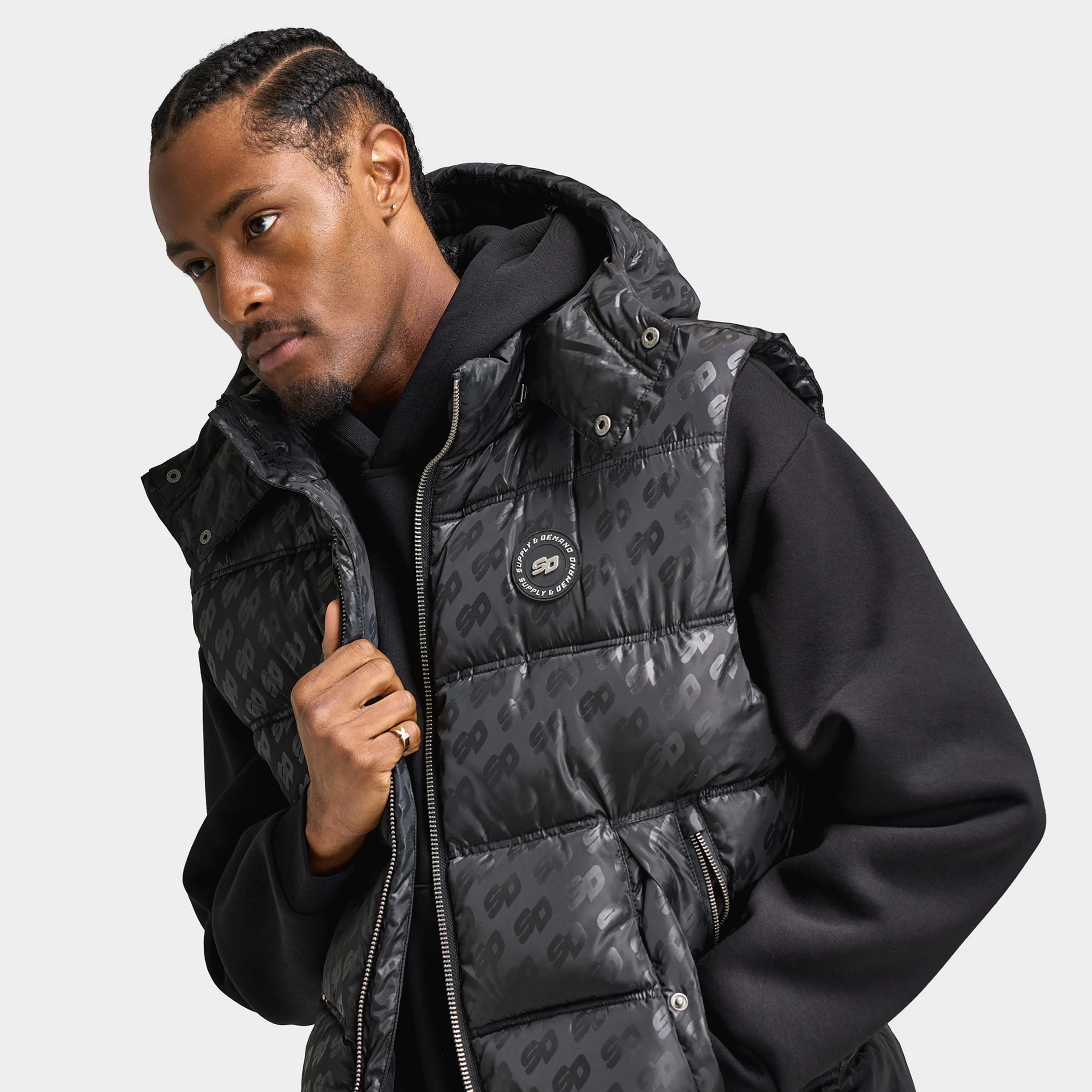 Supply & Demand Debut Gilet / Black - Image 3