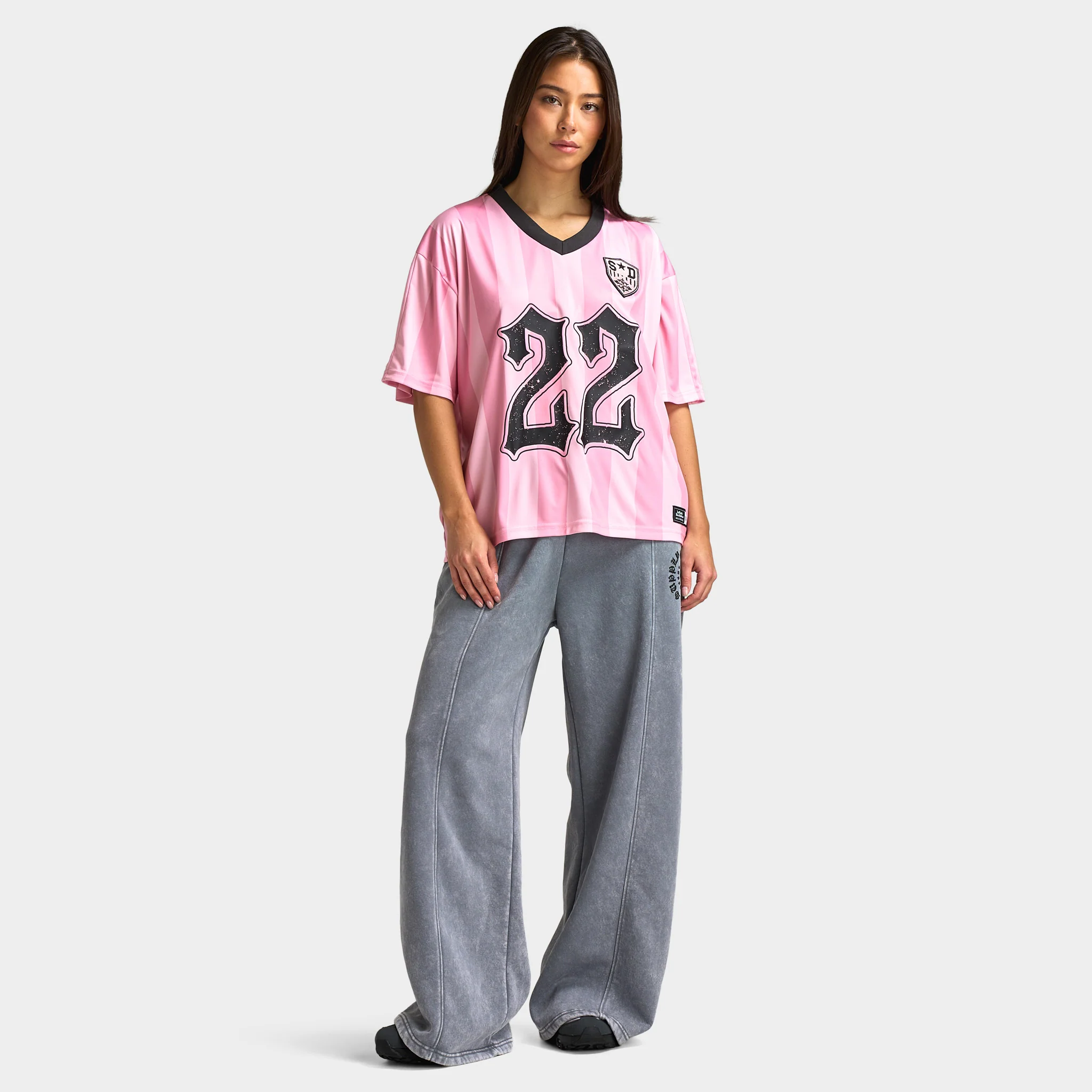 Supply & Demand Dept Footy Top / Sea Pink - Image 5