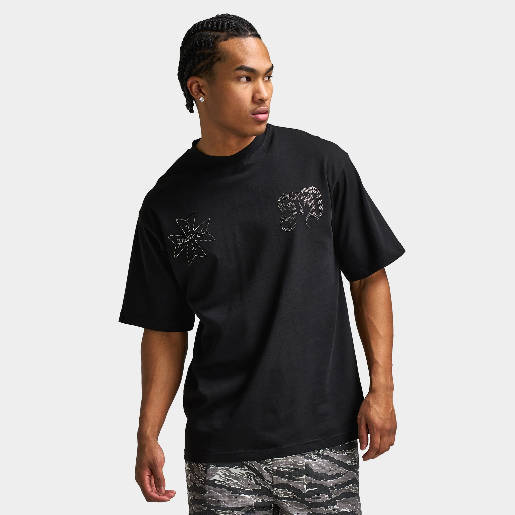 Supply & Demand Dust Graphic T-Shirt / Black - Image 3