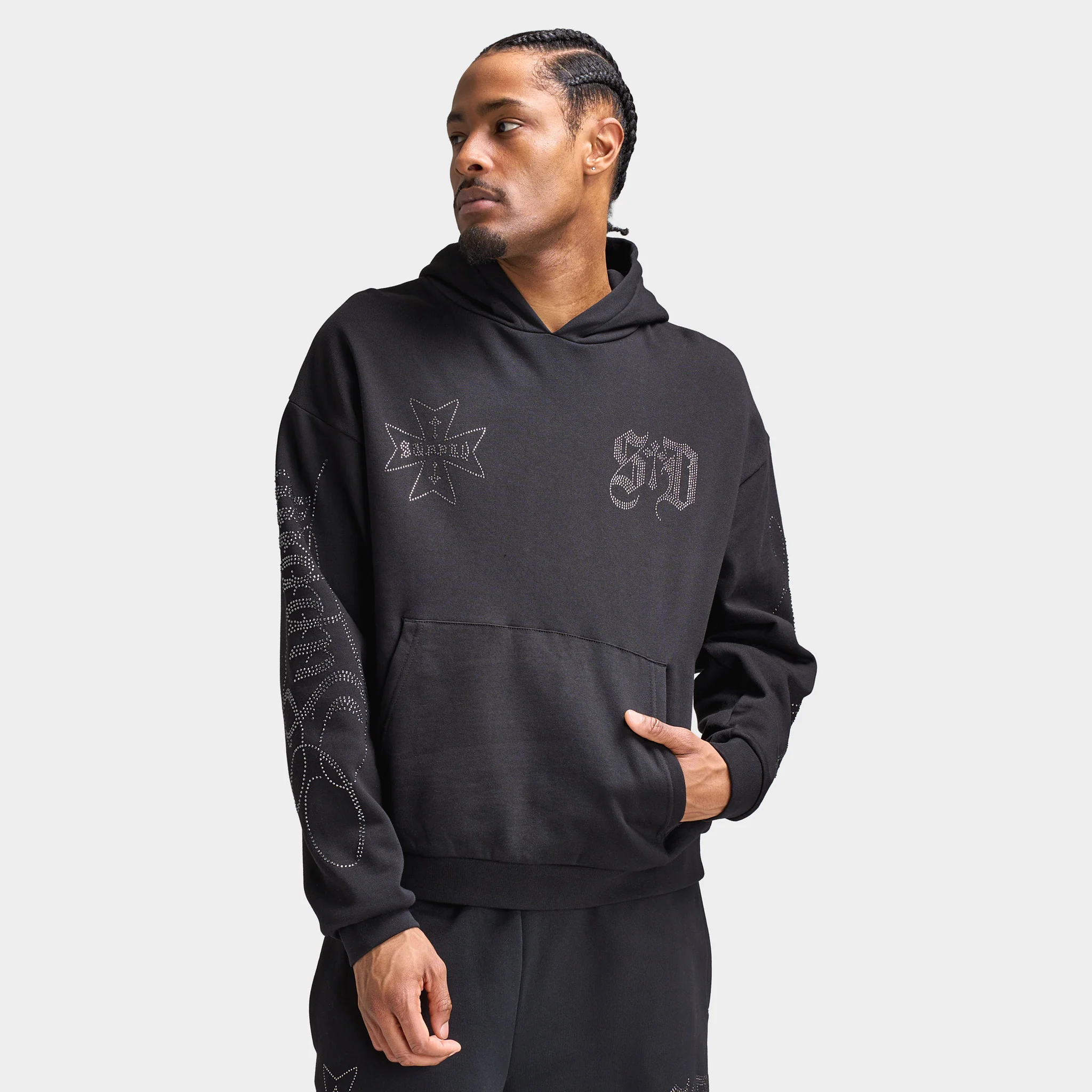 Supply & Demand Dust Hoodie / Black - Image 5