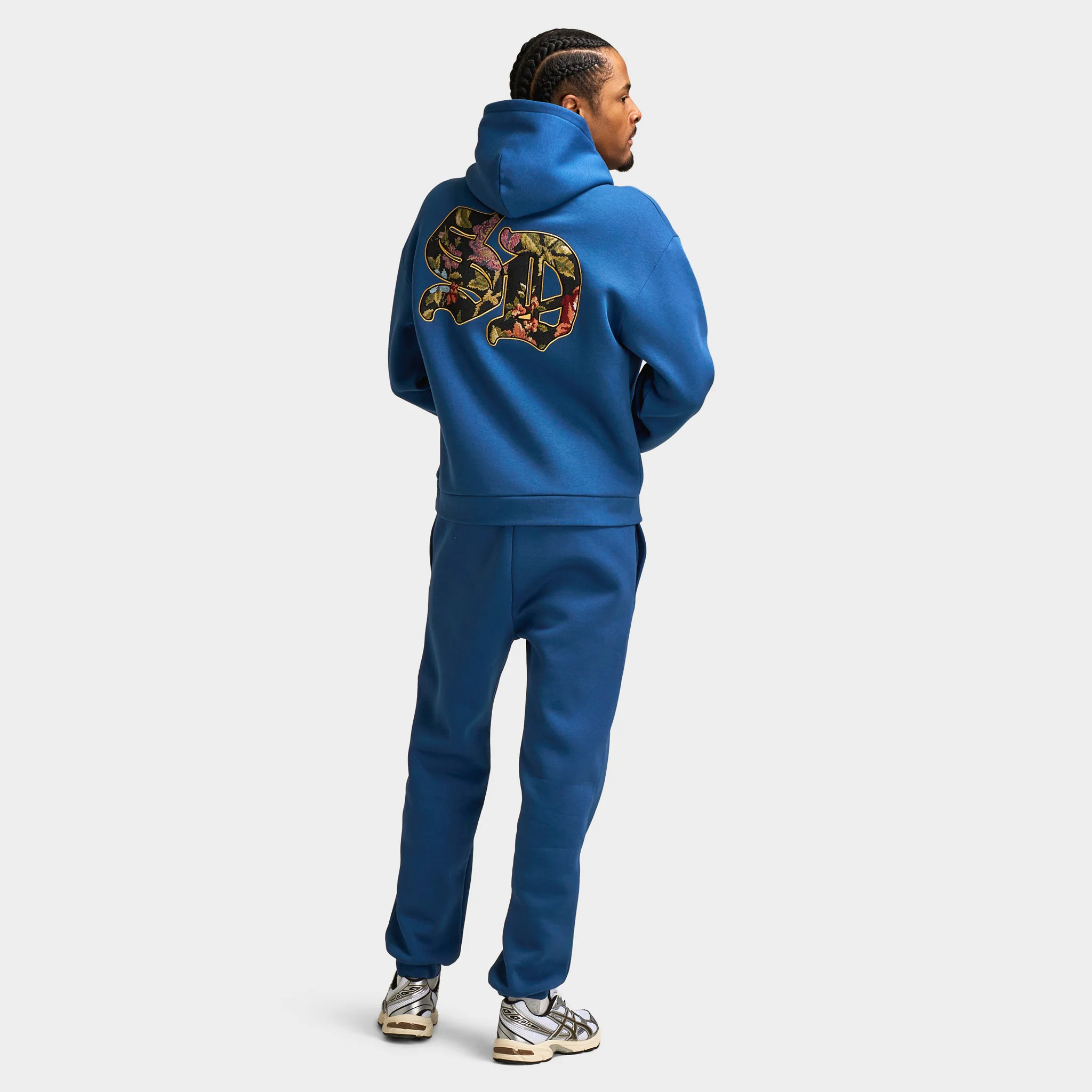 Supply & Demand Floral Hoodie / Dark Denim - Image 2