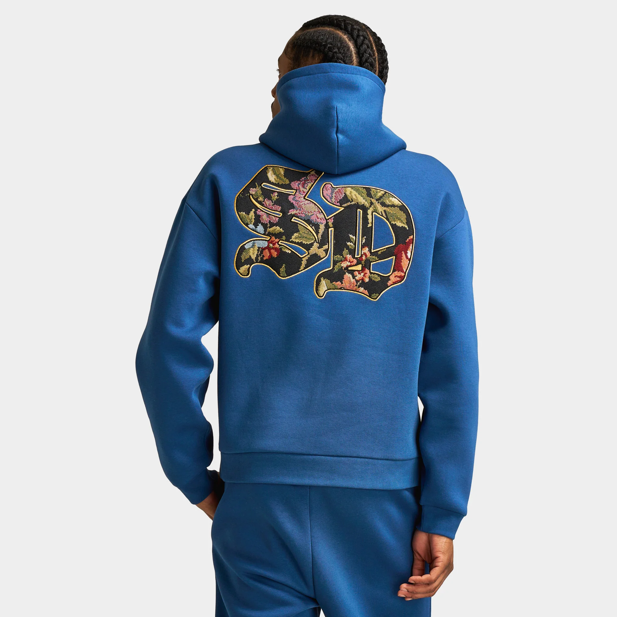 Supply & Demand Floral Hoodie / Dark Denim - Image 4