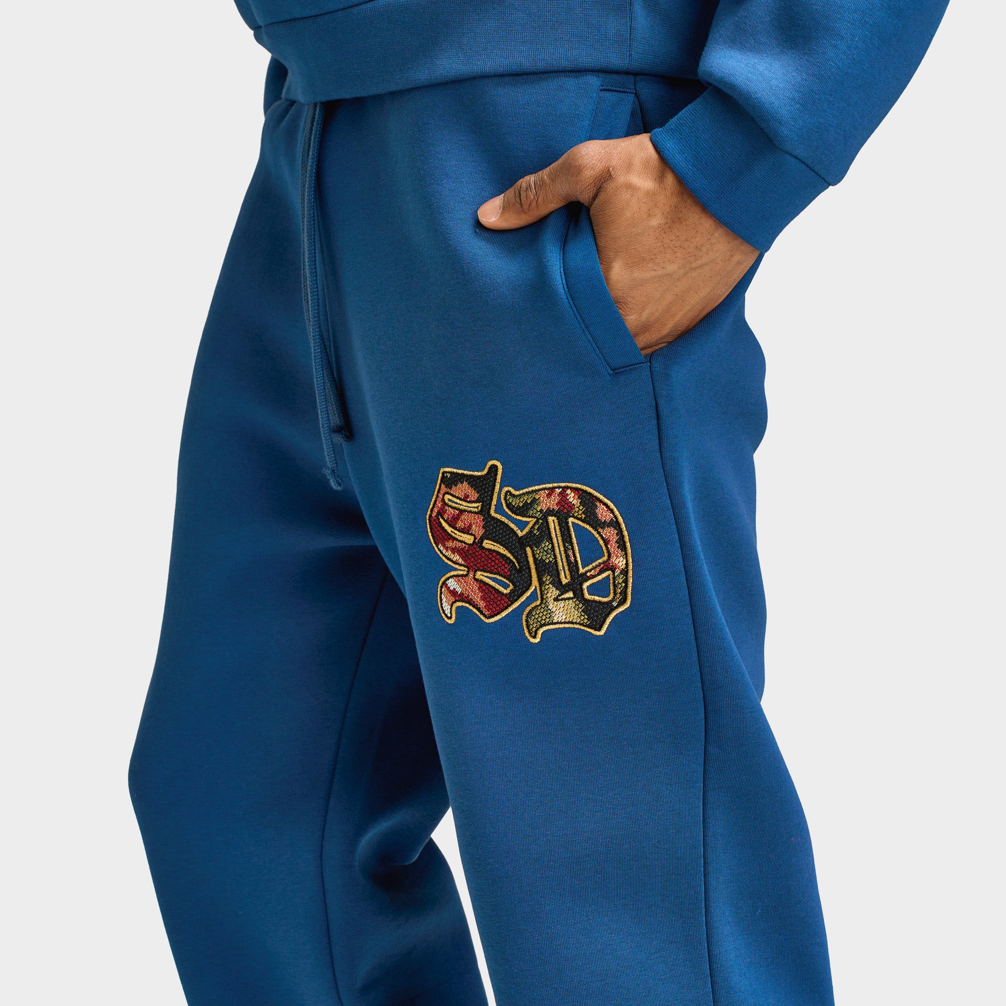 Supply & Demand Floral Joggers / Dark Denim - Image 3