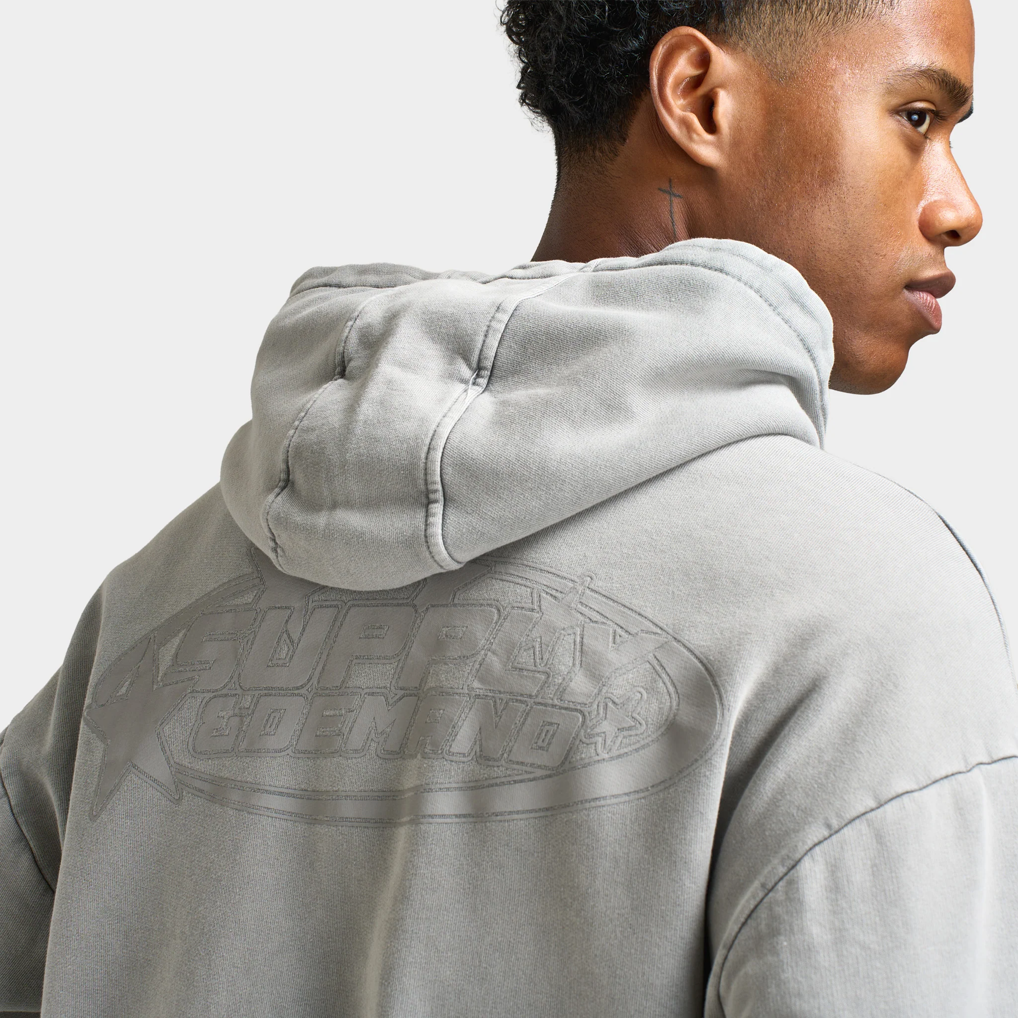 Supply & Demand Fracture Full Zip Hoodie / Washed High Rise - Image 4