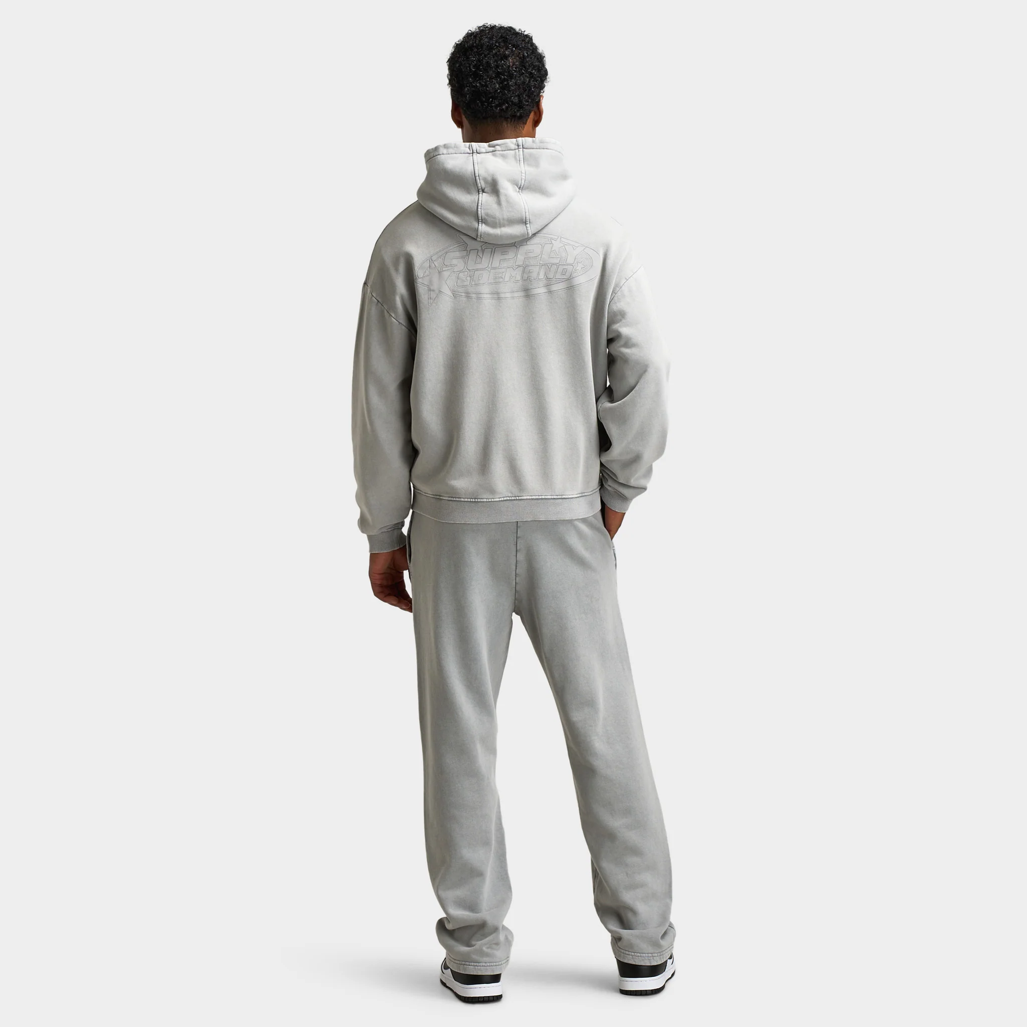 Supply & Demand Fracture Full Zip Hoodie / Washed High Rise - Image 5