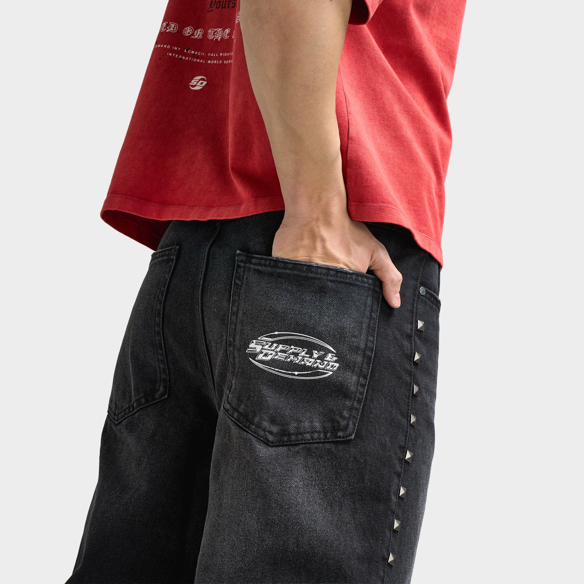 Supply & Demand Jad Joggers / Washed Black Denim - Image 5