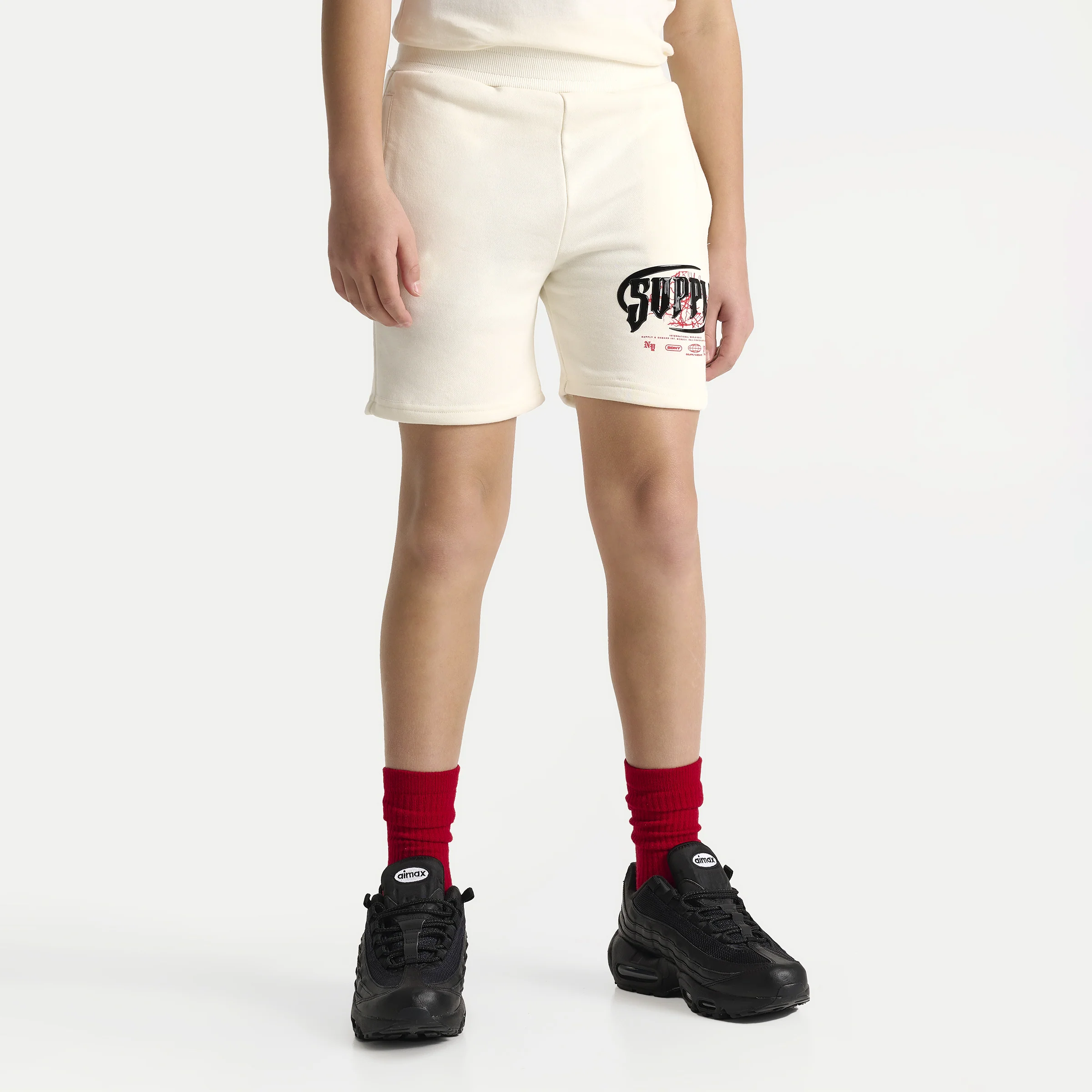 Supply & Demand Junior Boys' Chrome Short Tofu / Chinese Red - Image 3