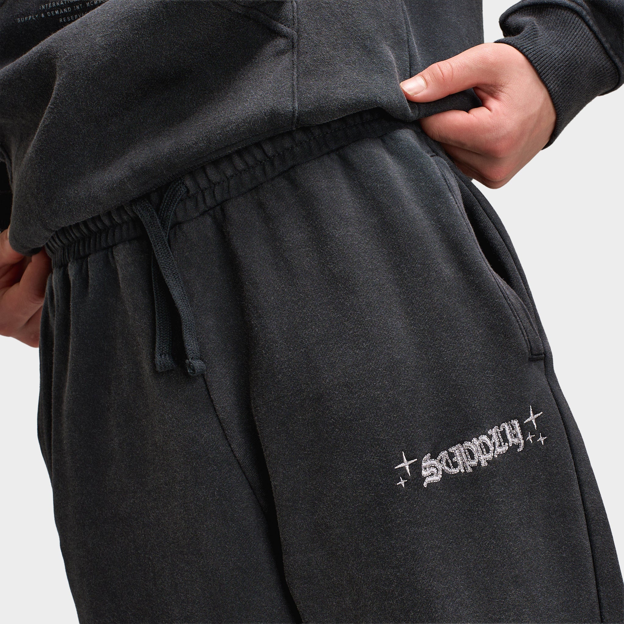 Supply & Demand Junior Boys' Quita Pants / Washed Black - Image 5