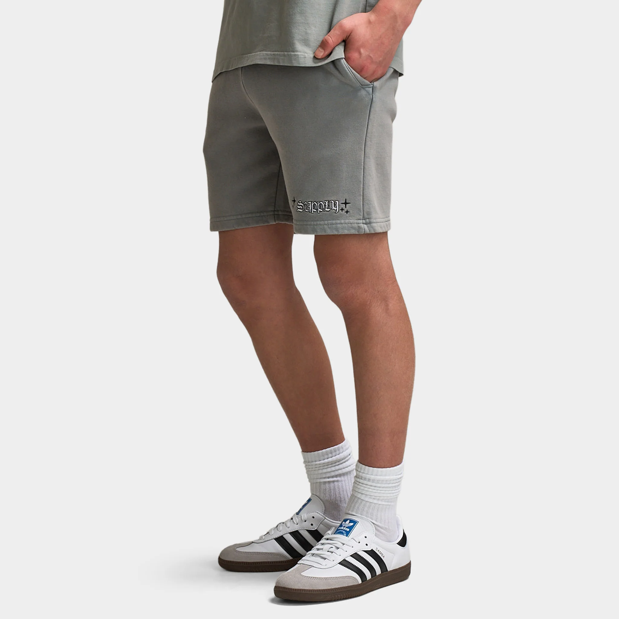 Supply & Demand Junior Boys' Quita Short / Ultimate Washed Grey - Image 2