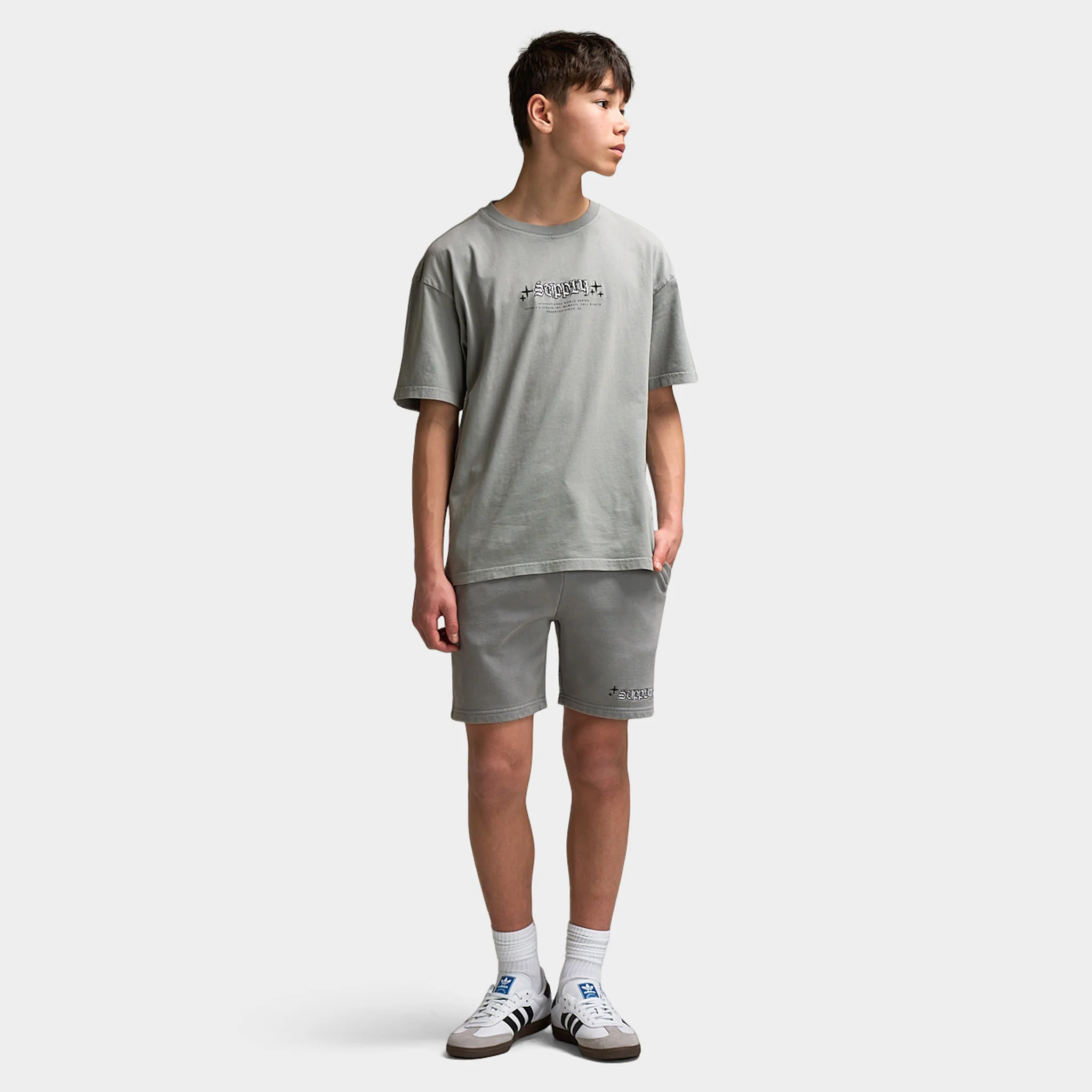 Supply & Demand Junior Boys' Quita Short / Ultimate Washed Grey - Image 6
