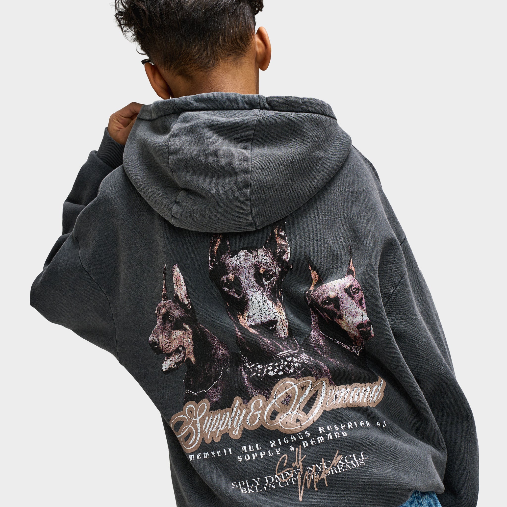 Supply & Demand Juniors' Brooke Hoodie / Black - Image 4