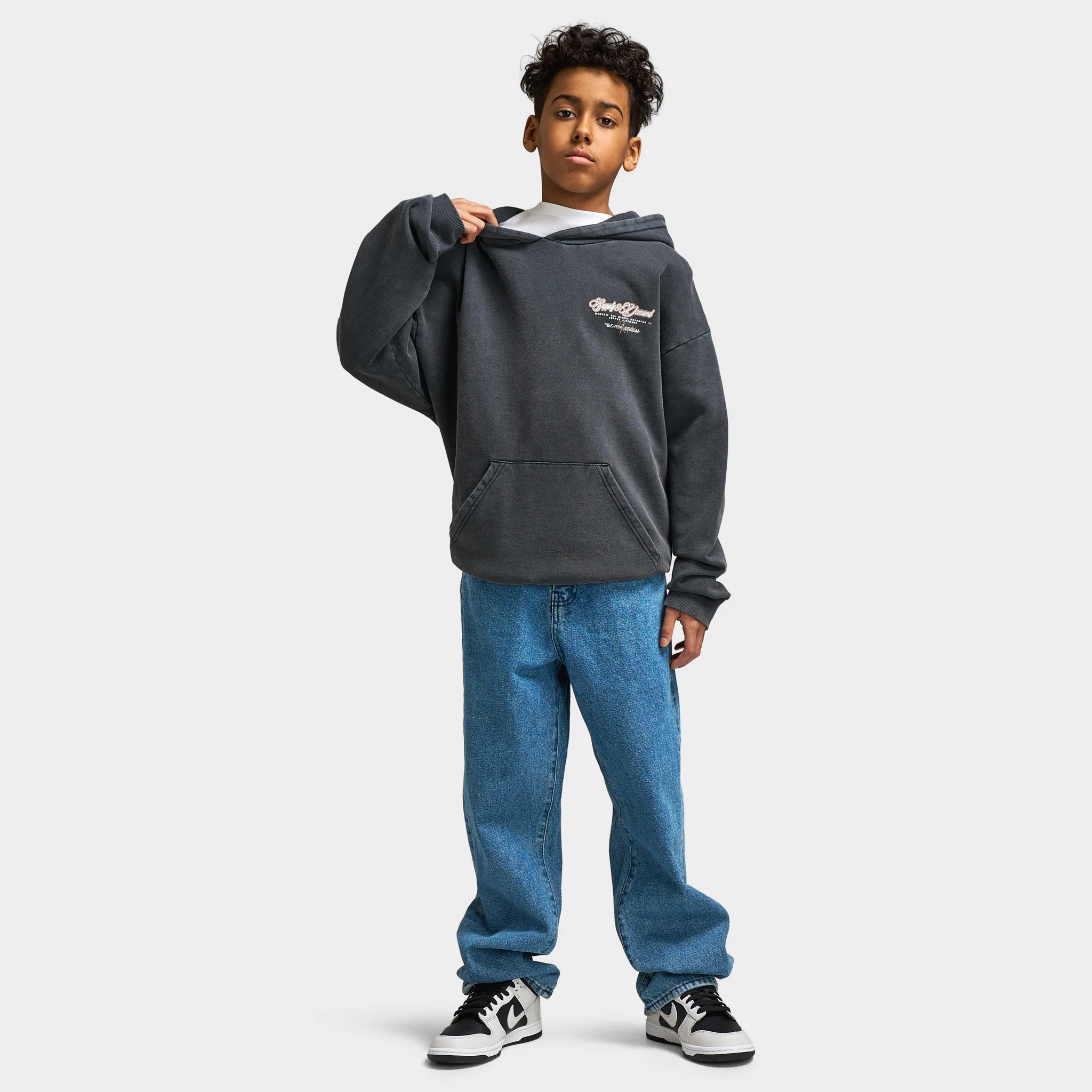 Supply & Demand Juniors' Brooke Hoodie / Black - Image 6