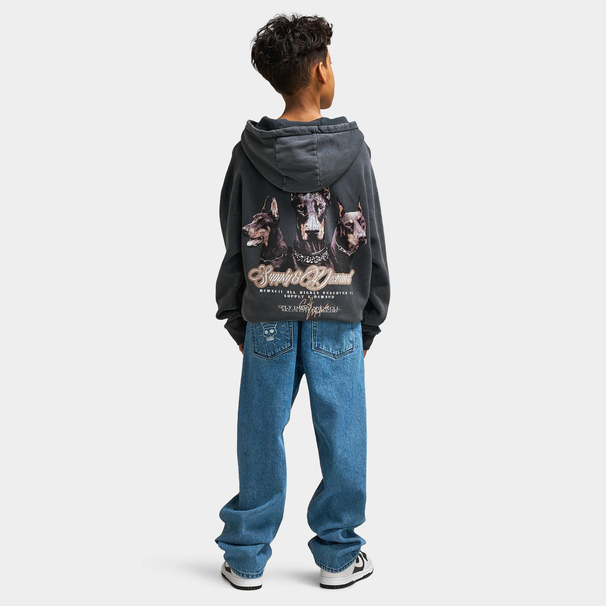 Supply & Demand Juniors' Brooke Hoodie / Black - Image 7