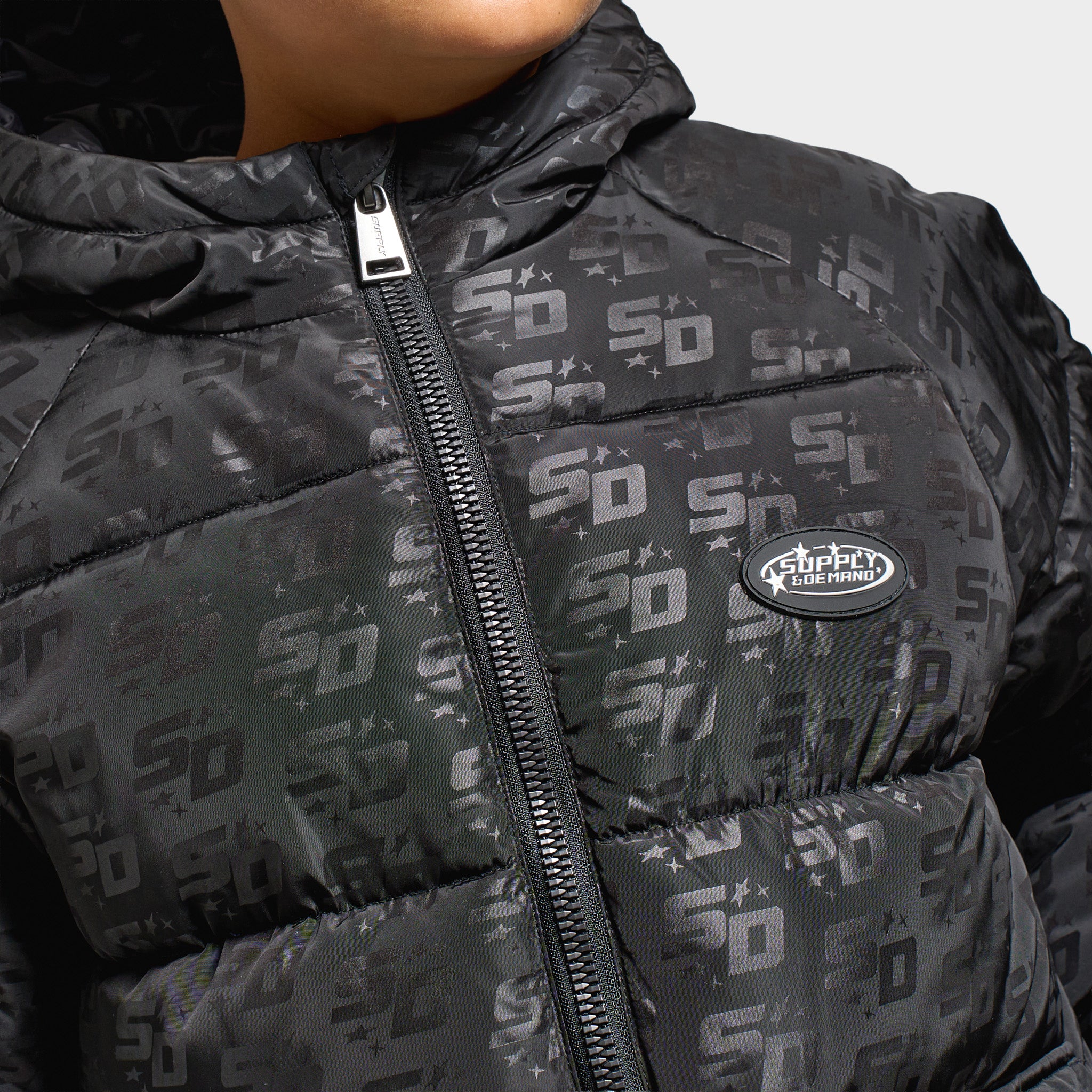 Supply & Demand Juniors' Meltham Jacket / Black - Image 4