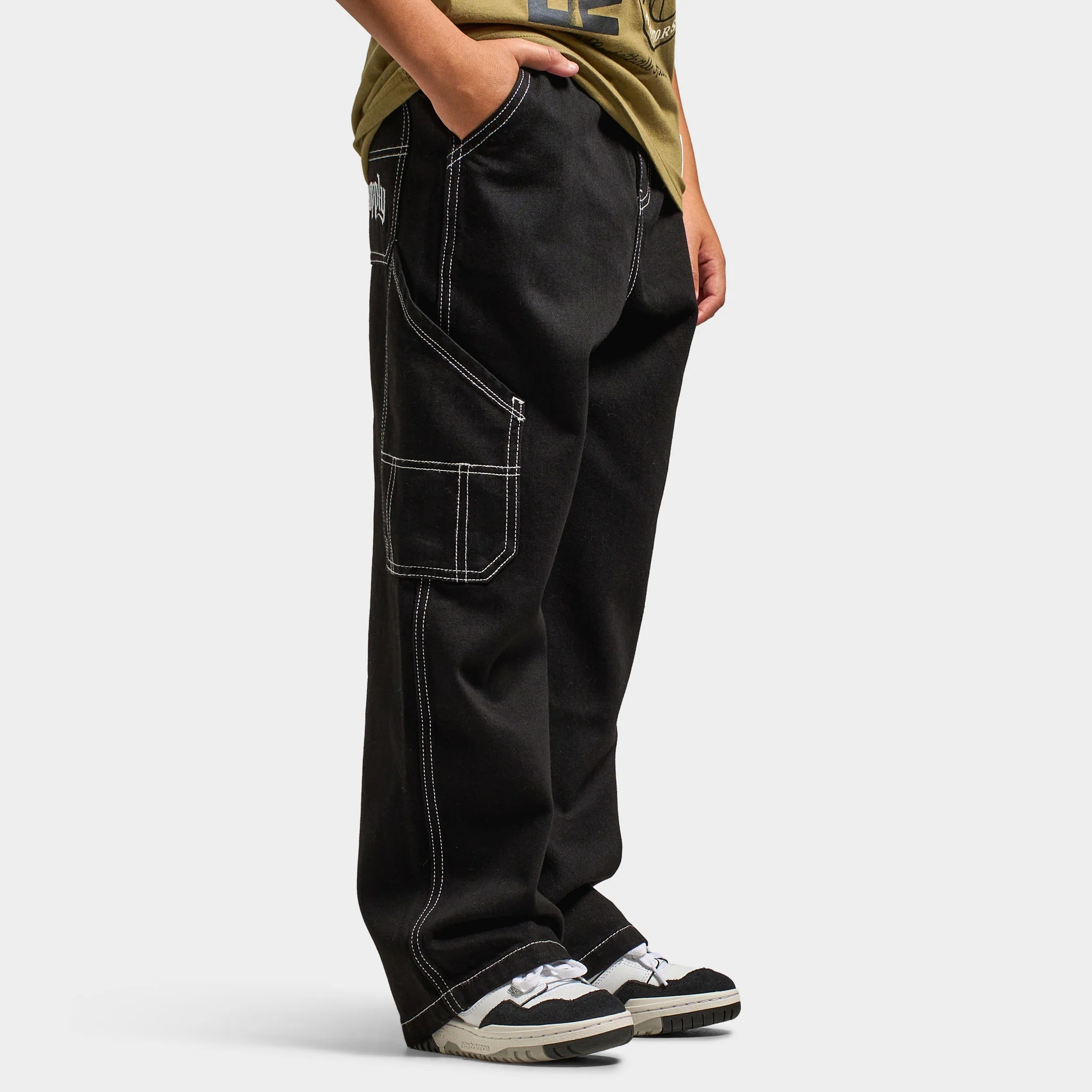 Supply & Demand Juniors' Nila Denim Jeans / Black - Image 4