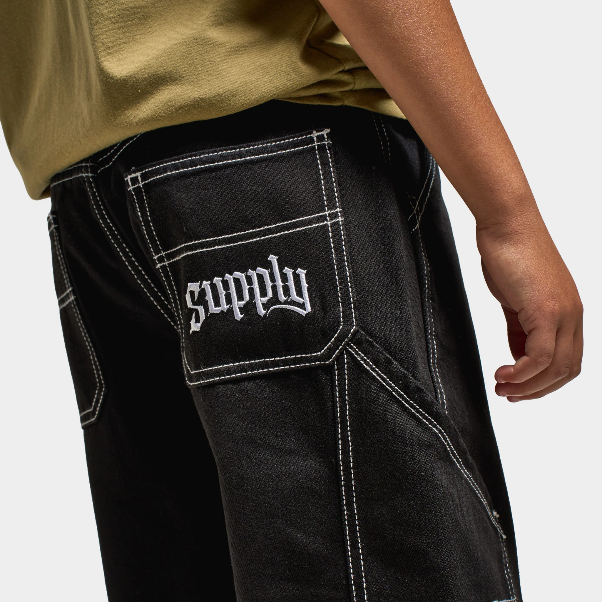 Supply & Demand Juniors' Nila Denim Jeans / Black - Image 5