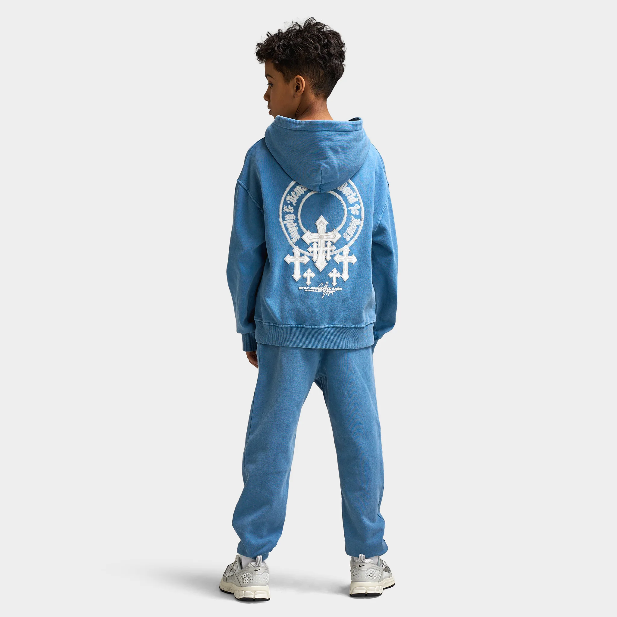 Supply & Demand Juniors' Orthodox Hoodie / Copen Blue - Image 6