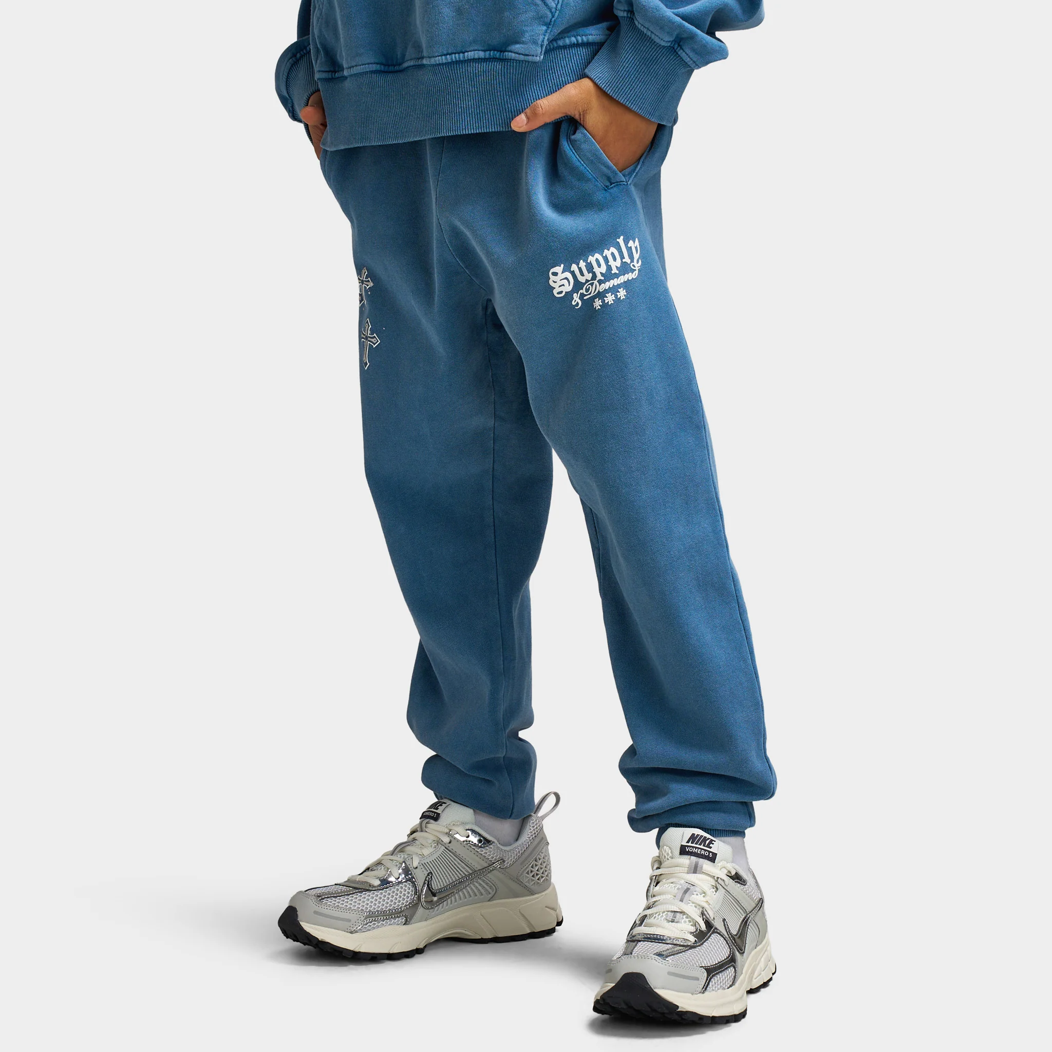 Supply & Demand Juniors' Orthodox Pants / Copen Blue - Image 4
