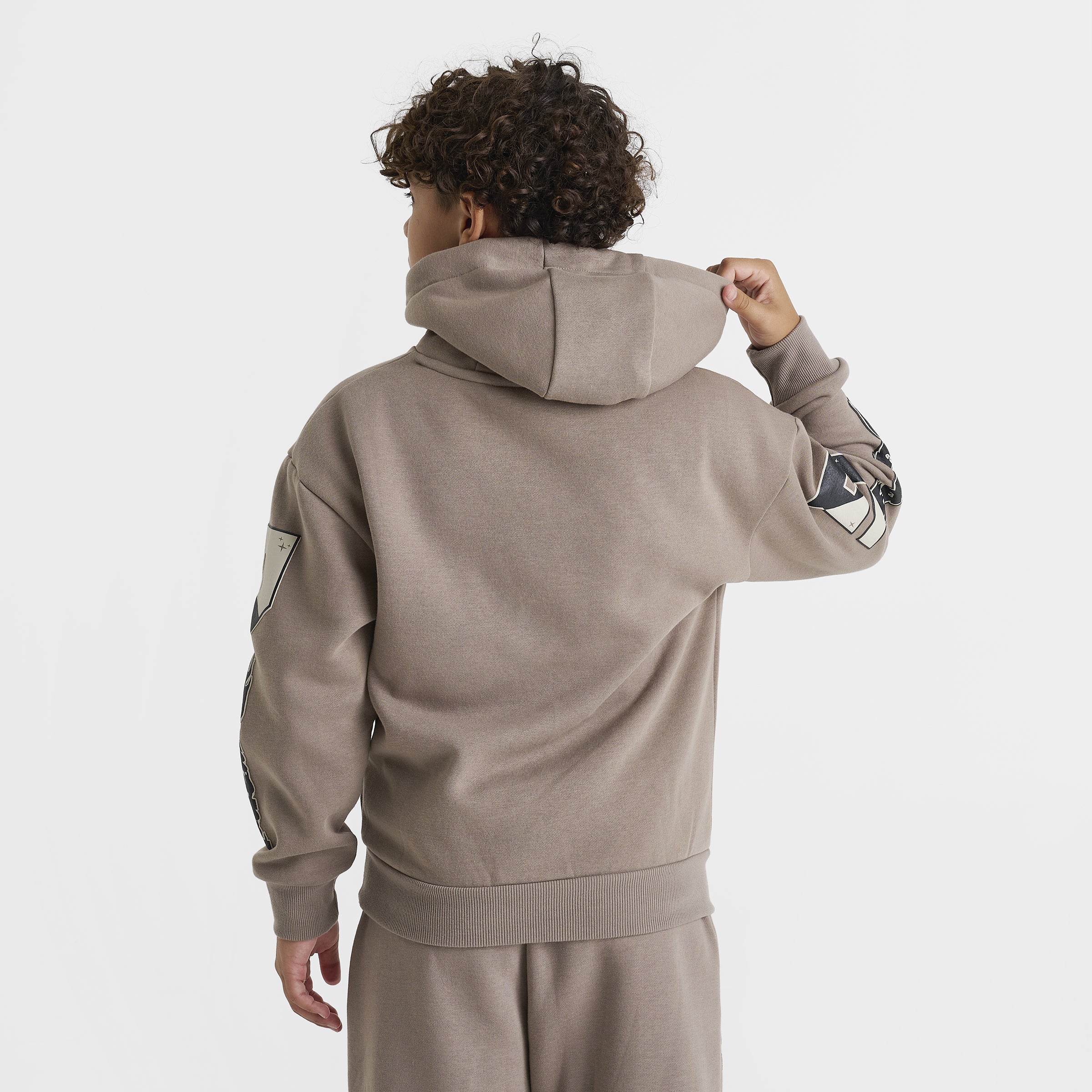Supply & Demand Juniors' Urban Pullover Hoodie / Driftwood - Image 2
