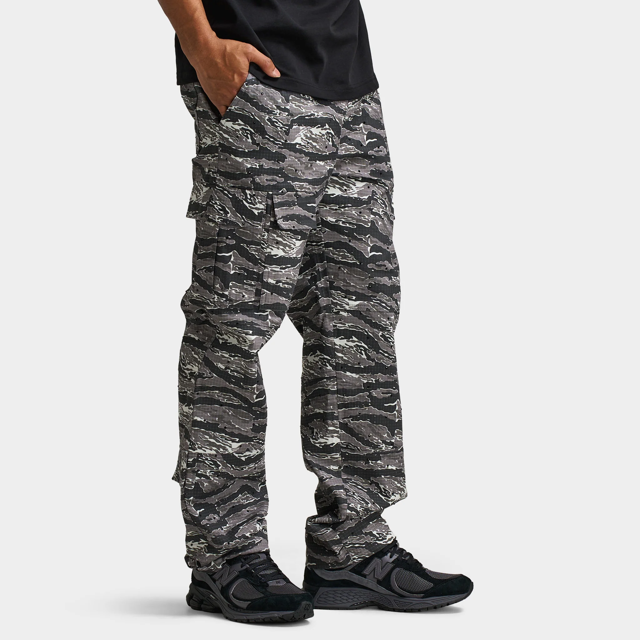 Supply & Demand Sparked Cargo Pant / Woodland Camo - Image 4